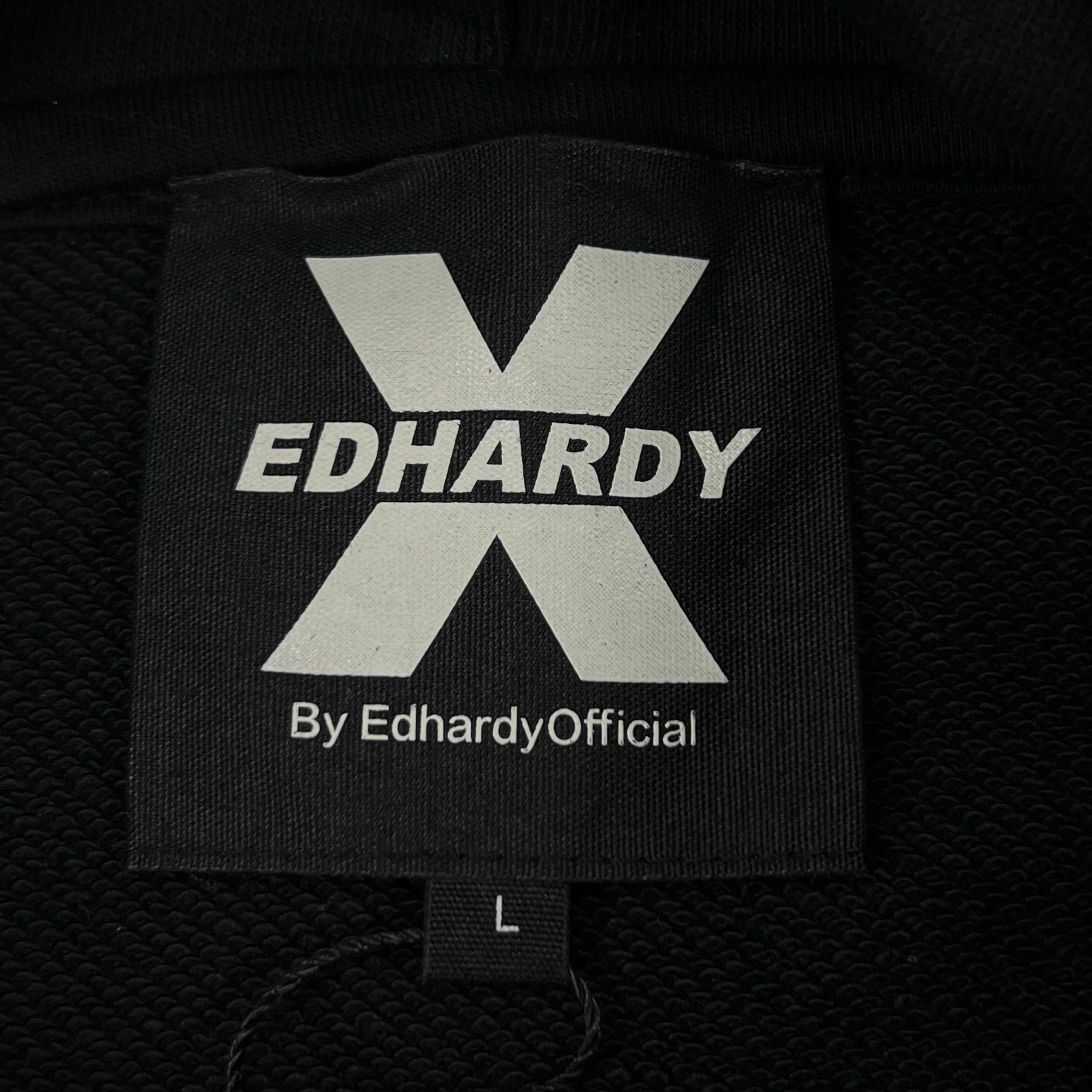 ED HARDY "ED HARDYX" LOGO HOODIE