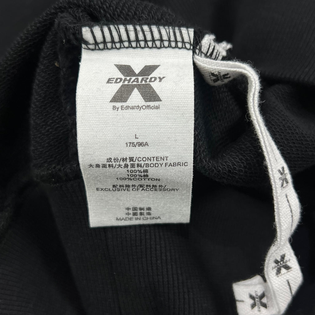 ED HARDY "ED HARDYX" LOGO HOODIE