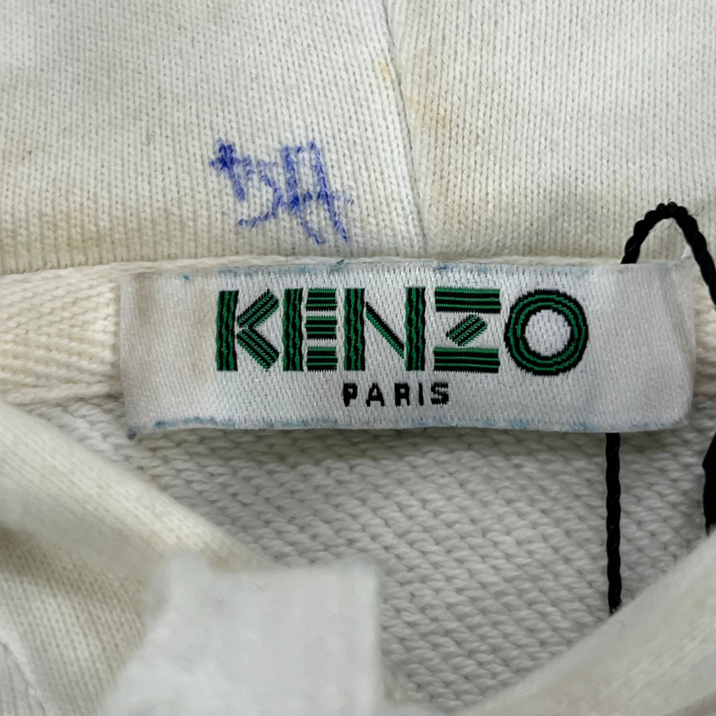 KENZO WHITE & BLUE WITH ROARING TIGER LOGO