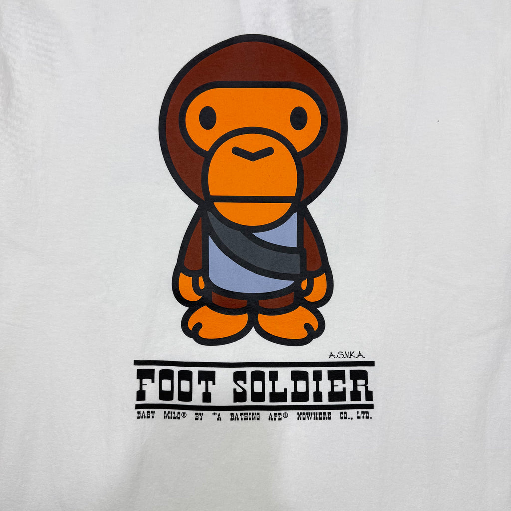 BAPE BABY MILO FOOT SOLDIER TEE (BRANDNEW)