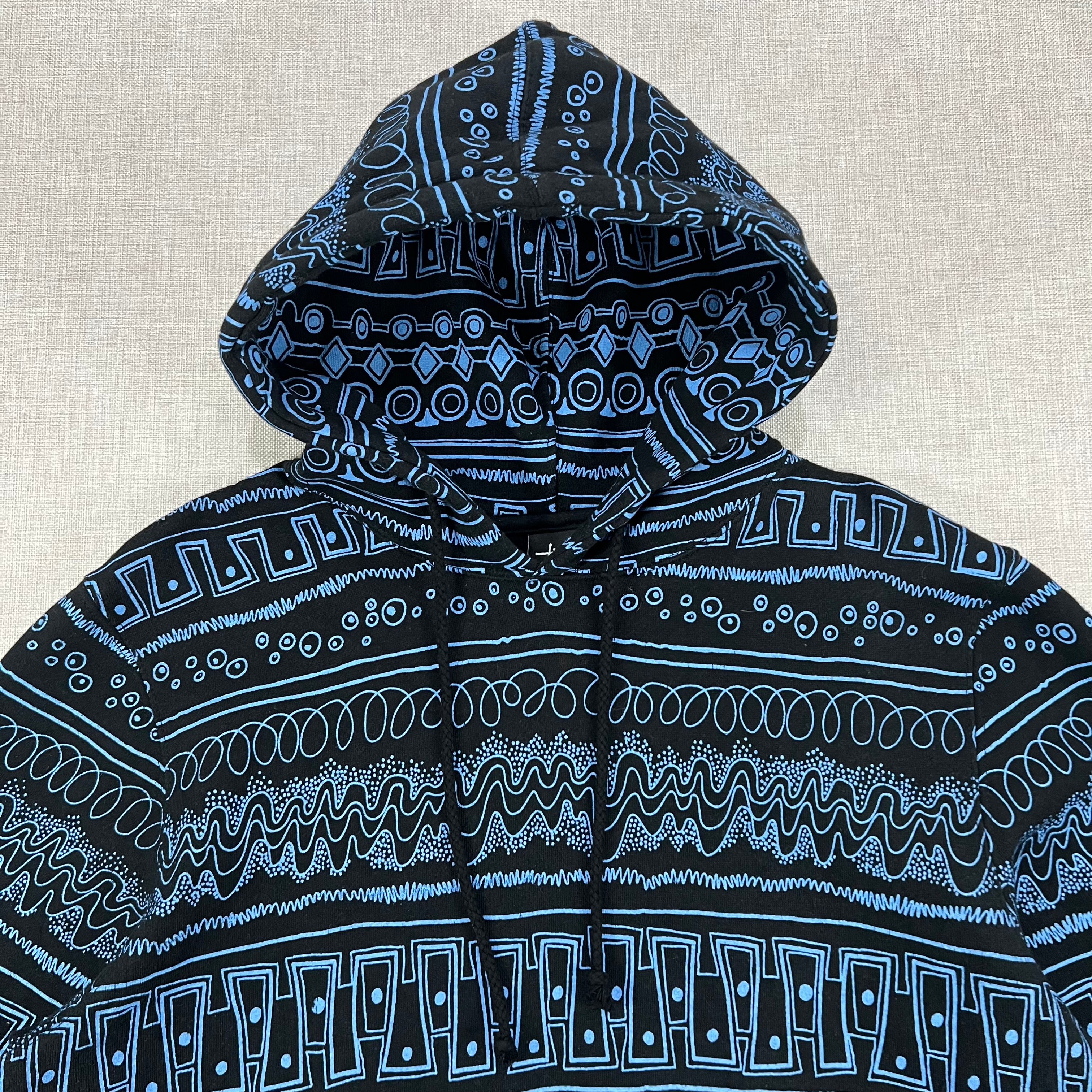 STUSSY TOMTOM PULLOVERR BLUE HOODIE