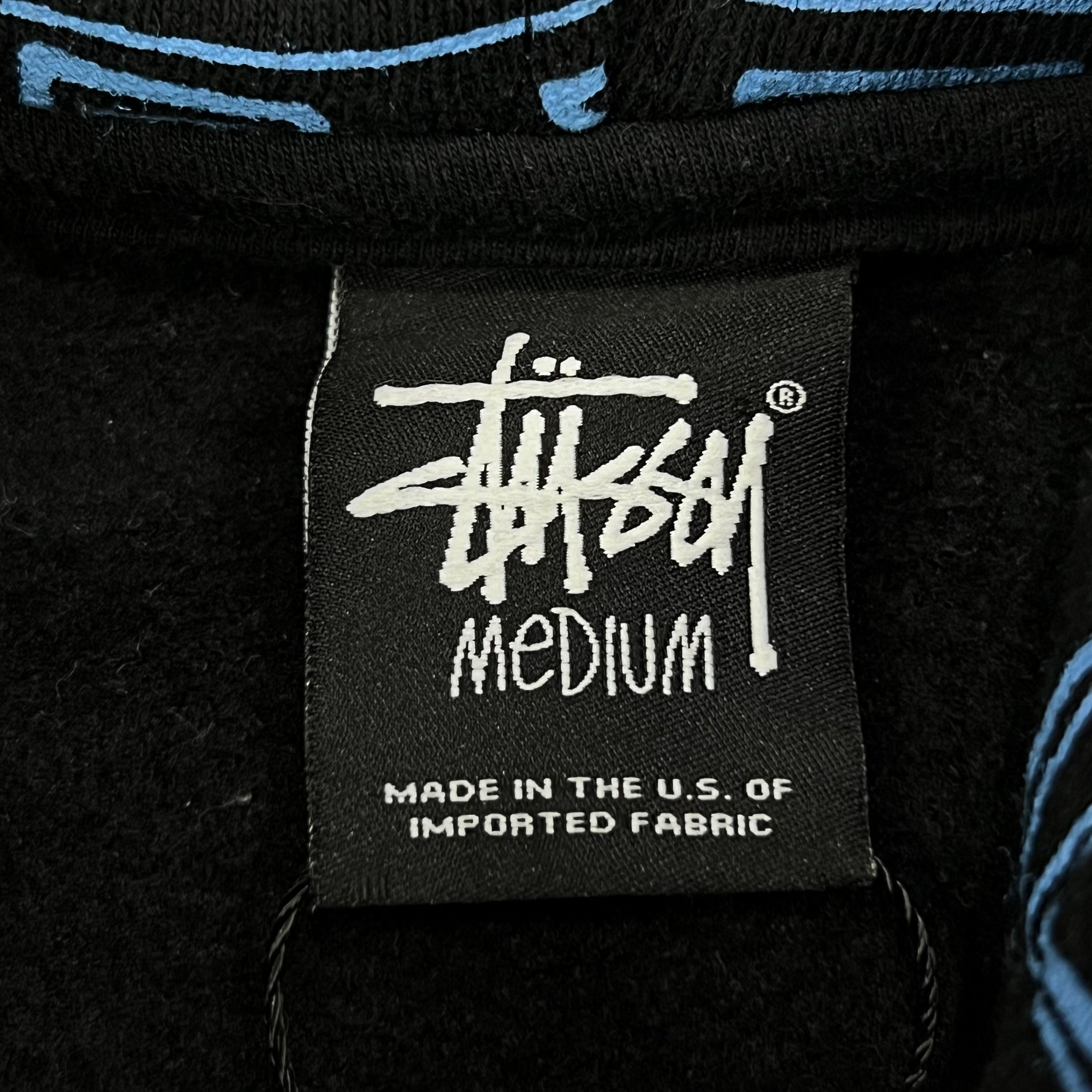 STUSSY TOMTOM PULLOVERR BLUE HOODIE
