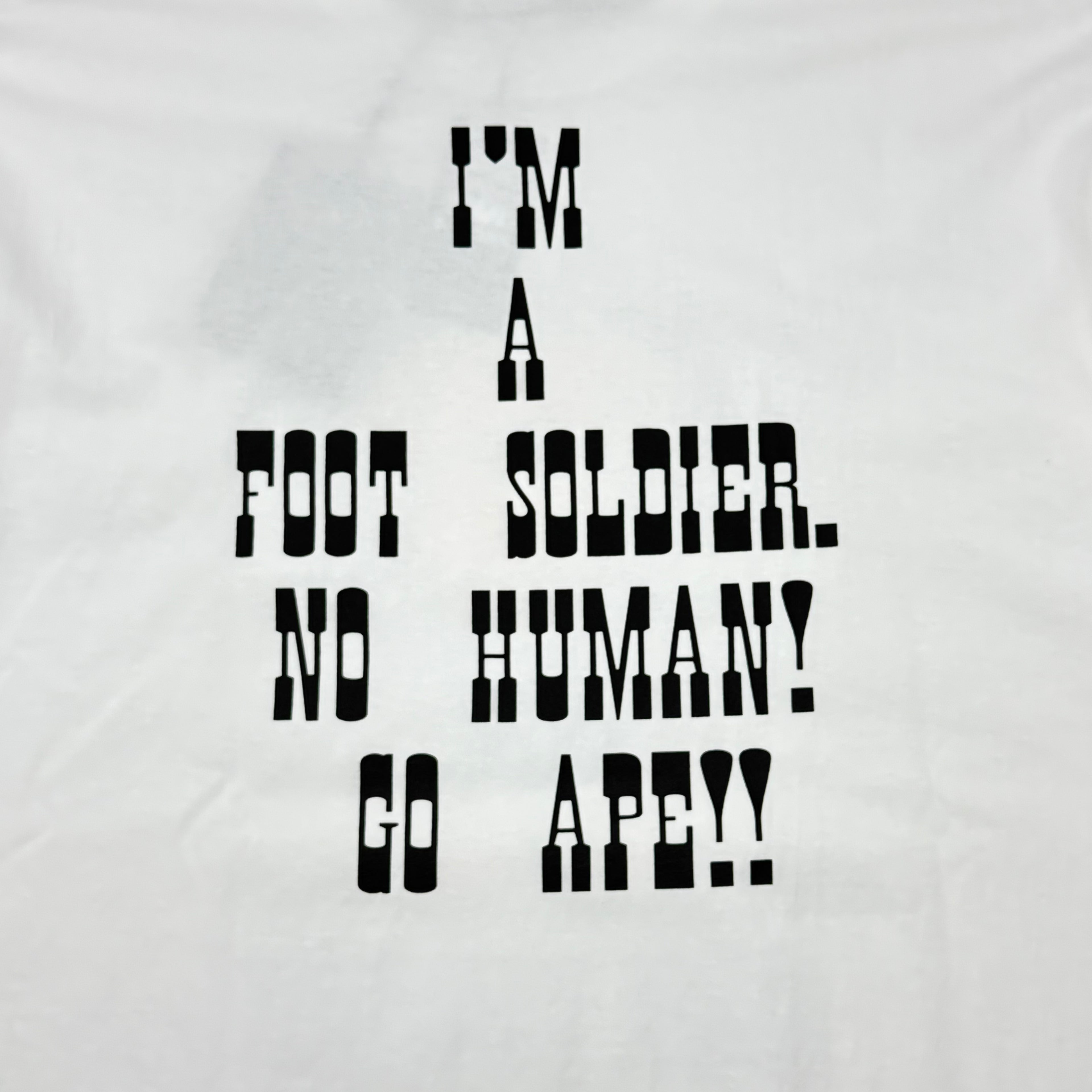 BAPE BABY MILO FOOT SOLDIER TEE (BRANDNEW)