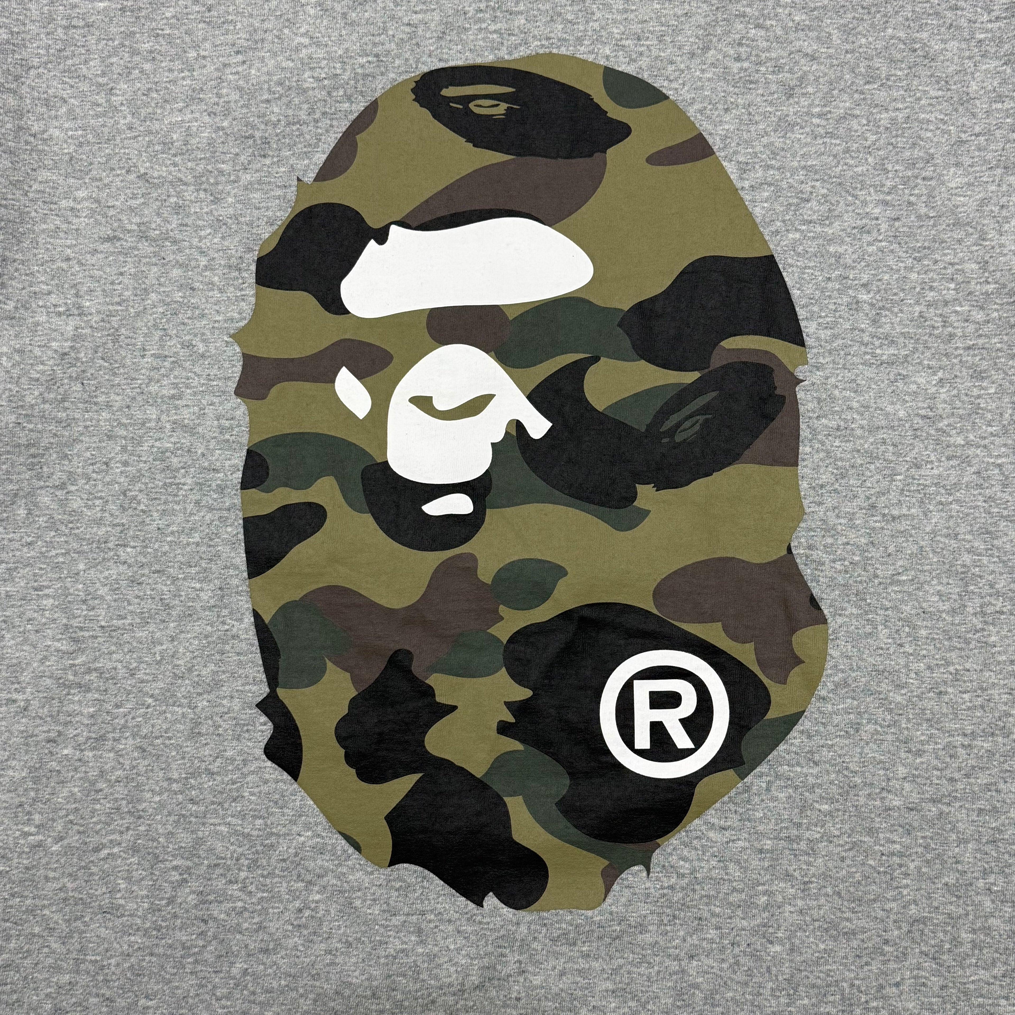 BAPE 1ST CAMO BIG APE HEAD TEE