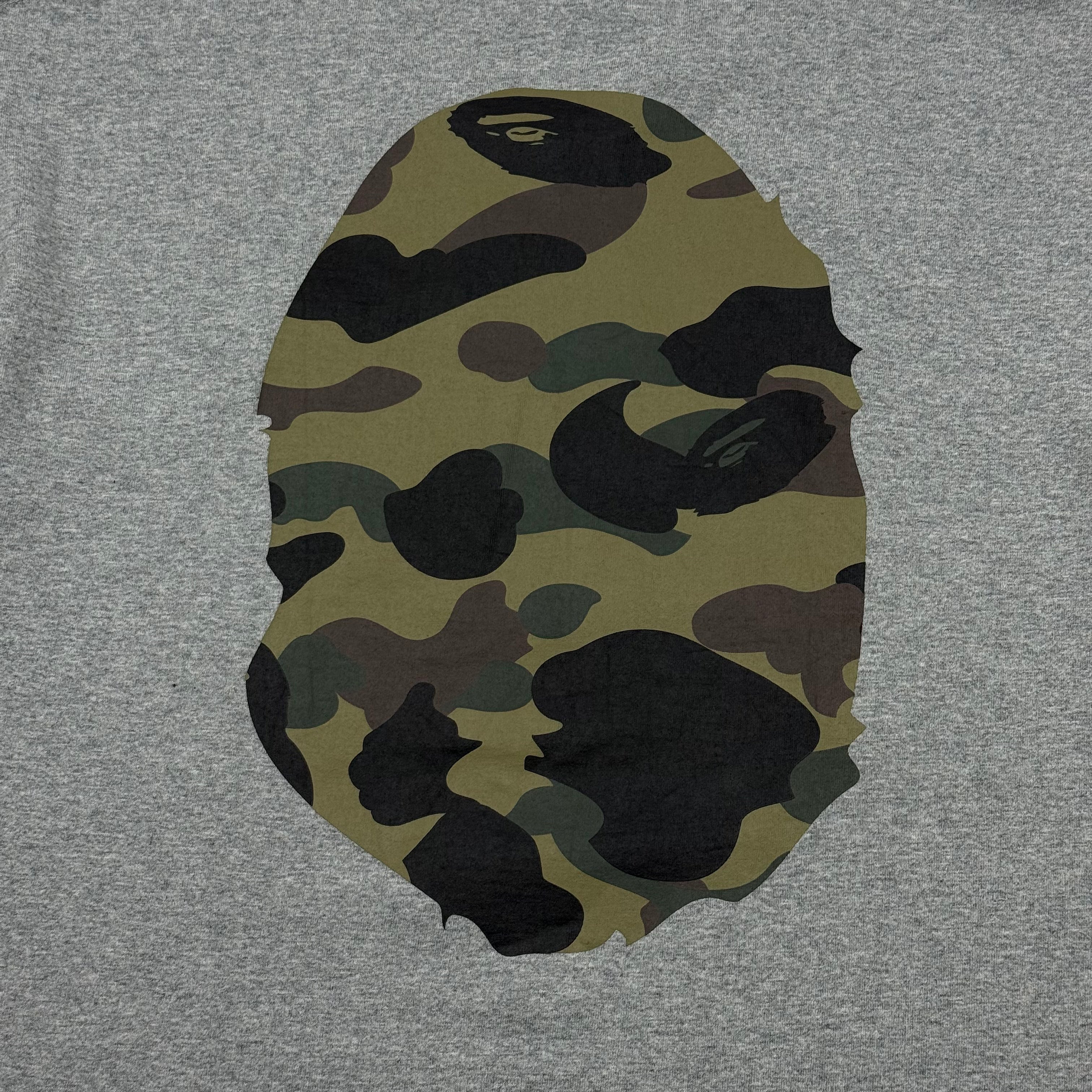 BAPE 1ST CAMO BIG APE HEAD TEE