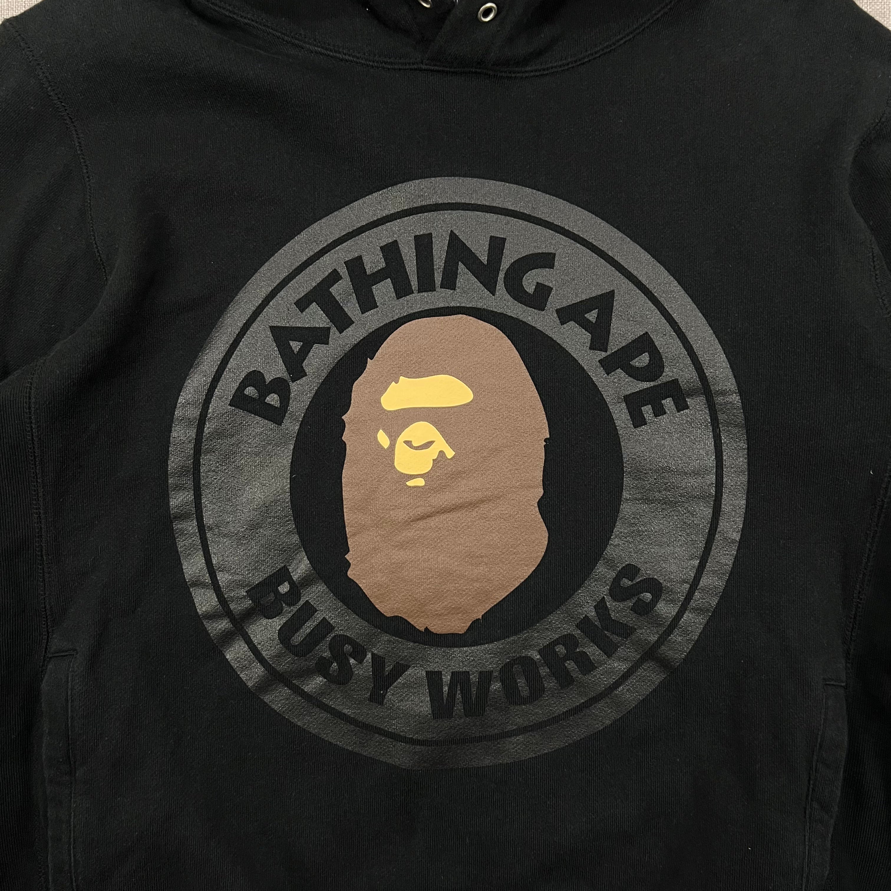 BAPE BUSY WORKS PULLOVER HOODIE