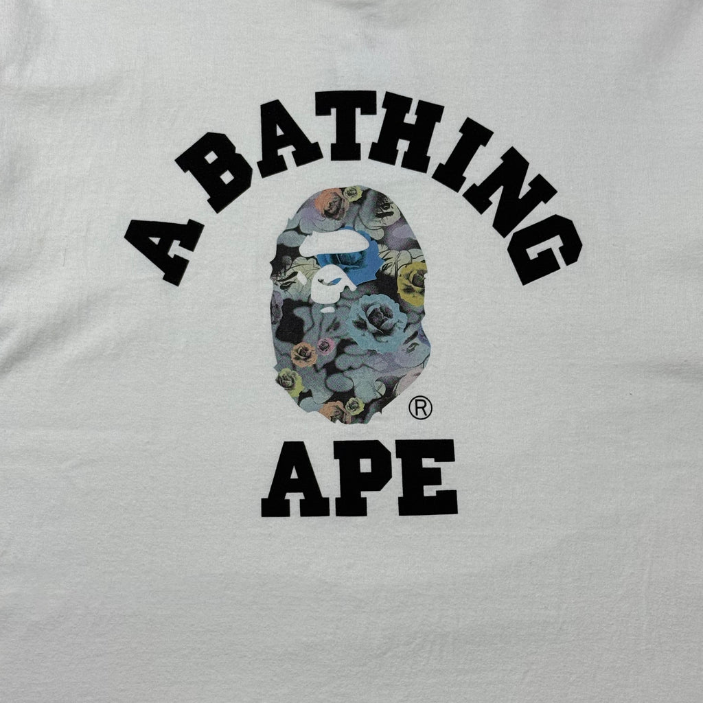 BAPE FLORAL CAMO COLLEGE TEE