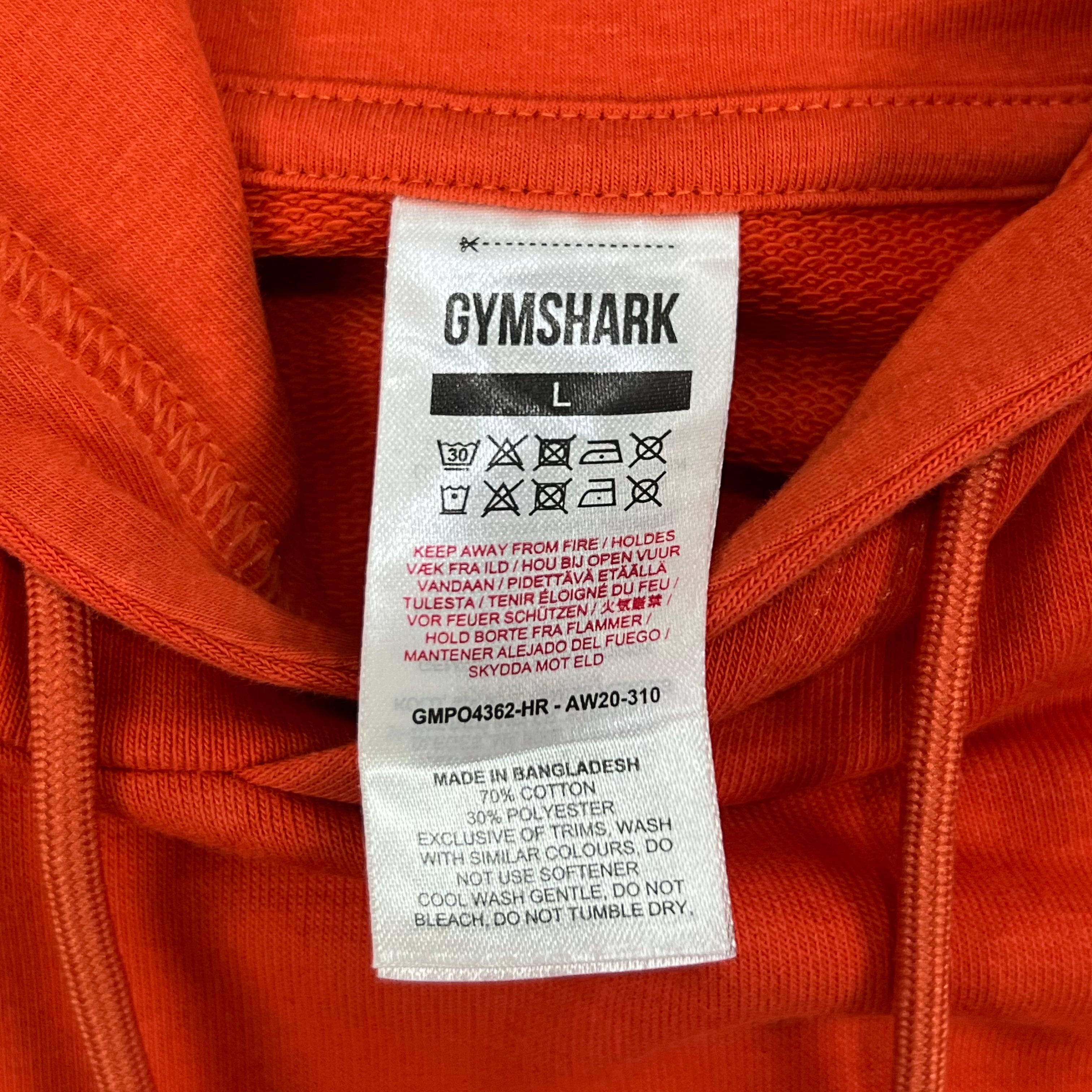 GYMSHARK BOLD HOODIE