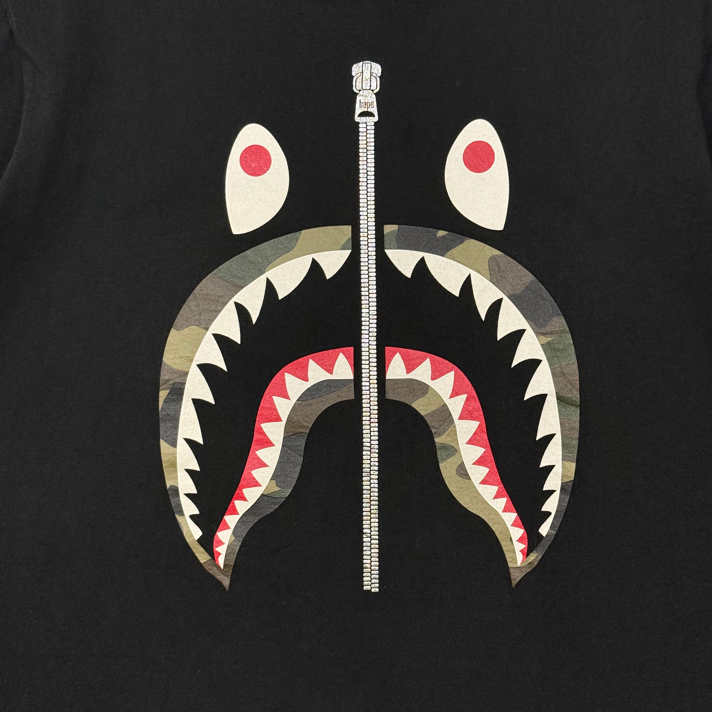 BAPE 1ST CAMO SHARK TEE