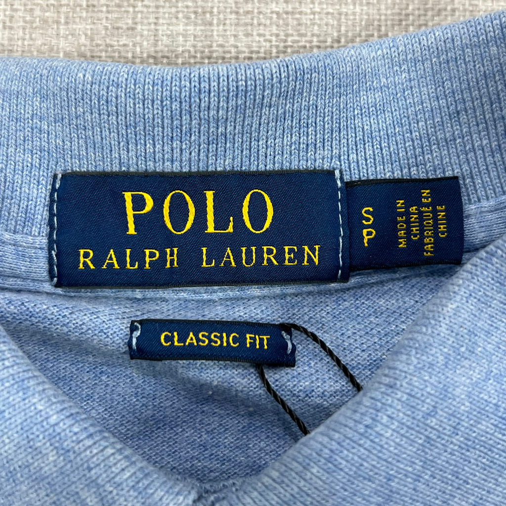 POLO RALPH LAUREN  BLUE HEATHERED P/S