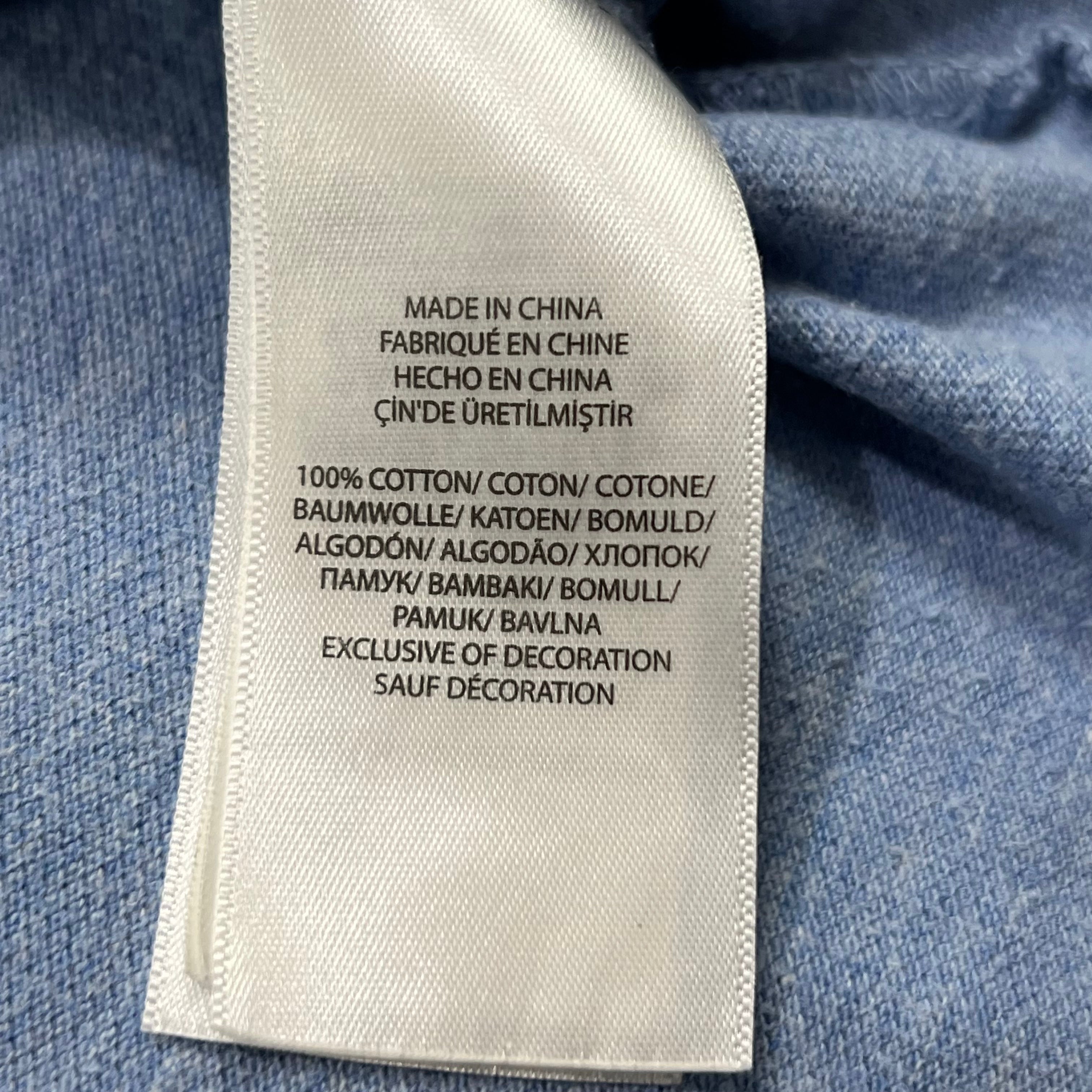 POLO RALPH LAUREN  BLUE HEATHERED P/S