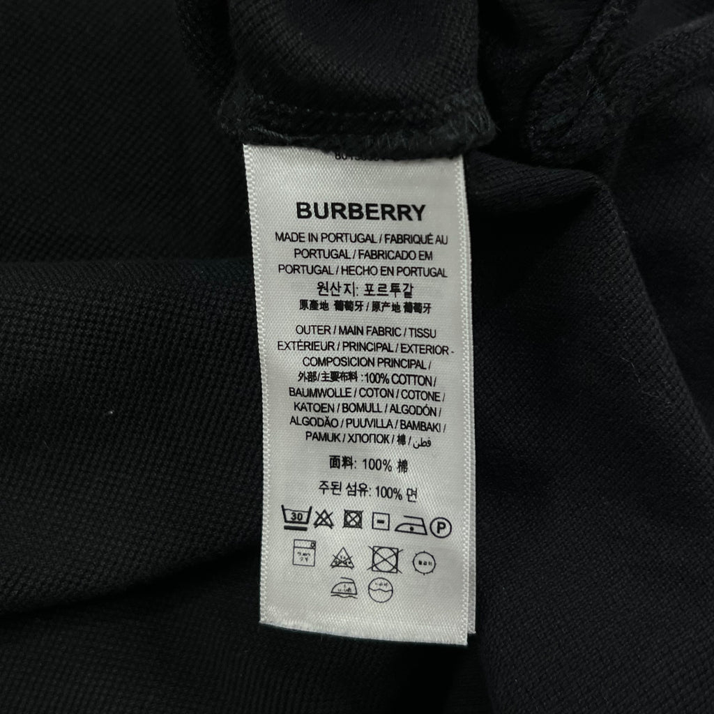 BURBERRY BLACK P/S THOMAS BURBERRY MONOGRAM LOGO