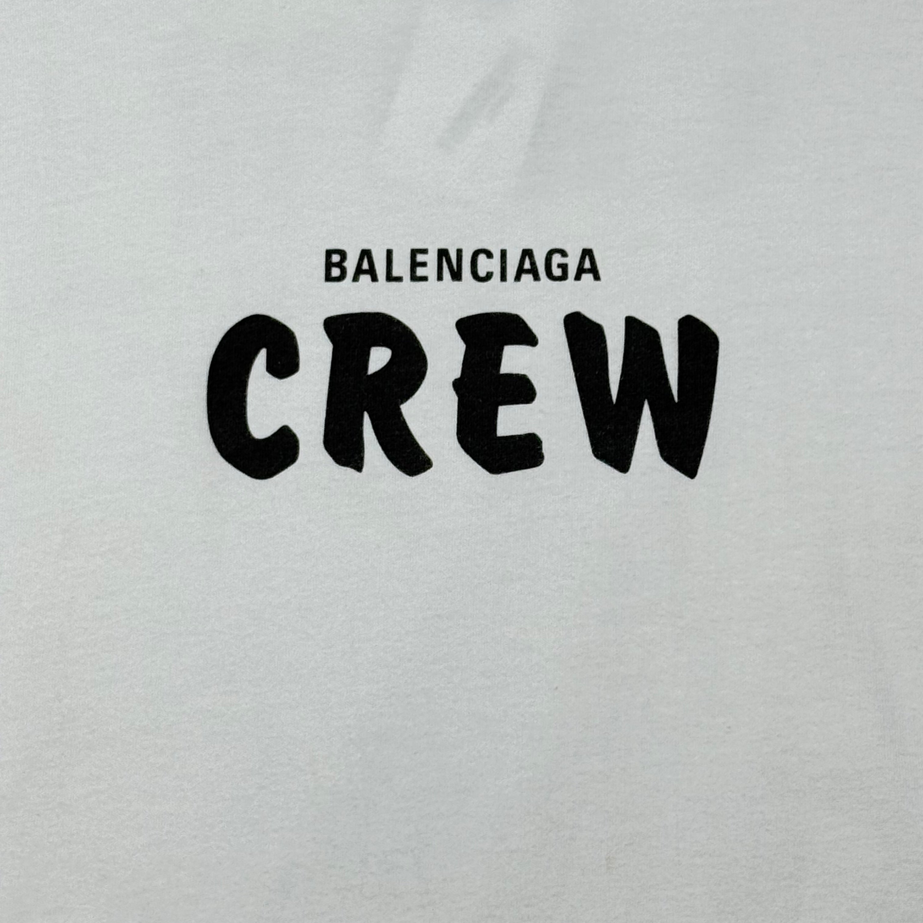 BALENCIAGA CREW PRINT TSHIRT