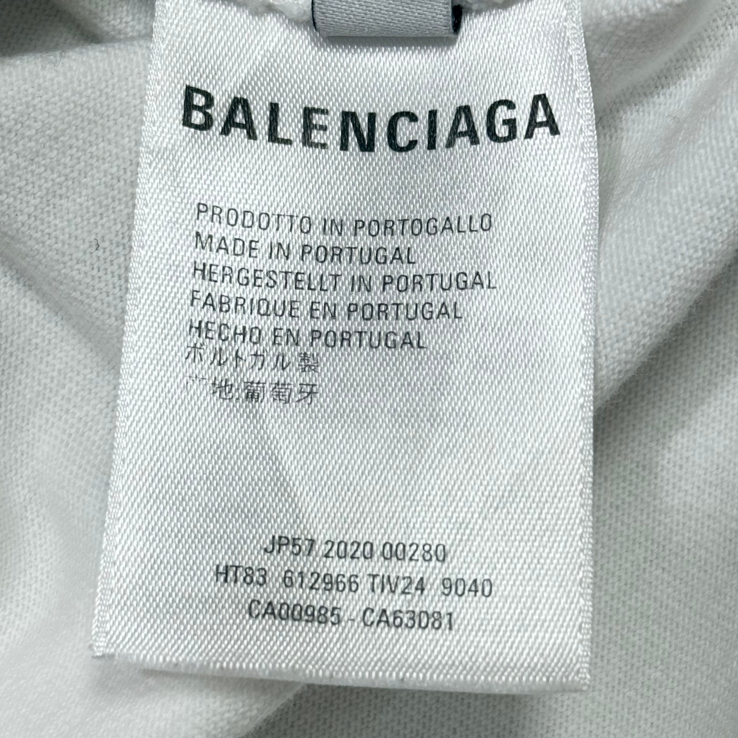 BALENCIAGA CREW PRINT TSHIRT