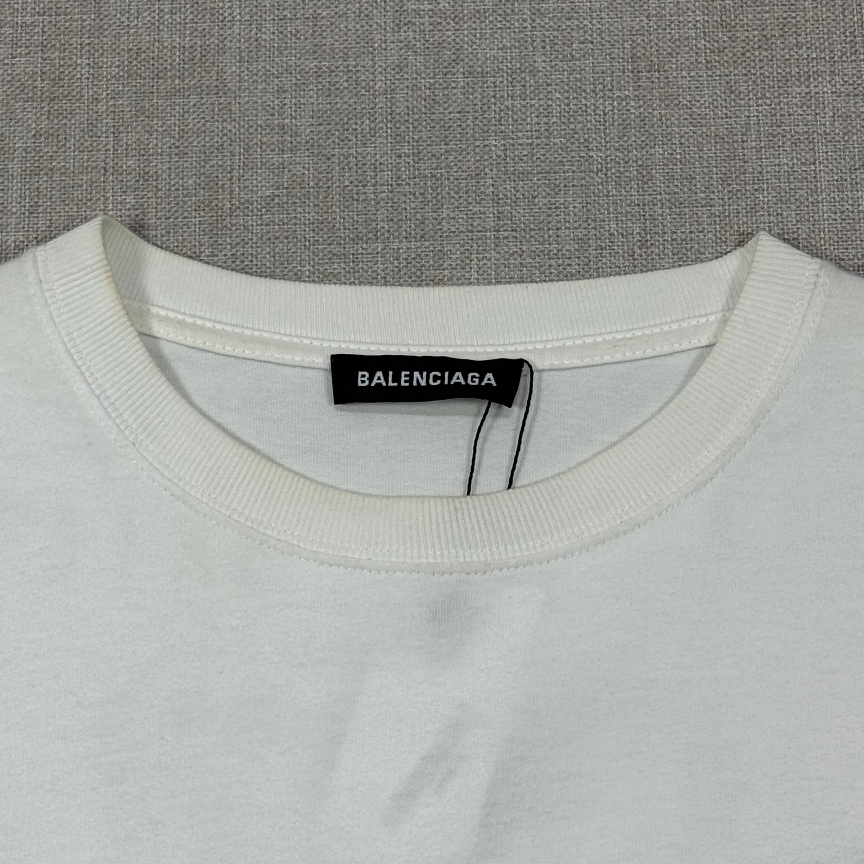 BALENCIAGA CREW PRINT TSHIRT