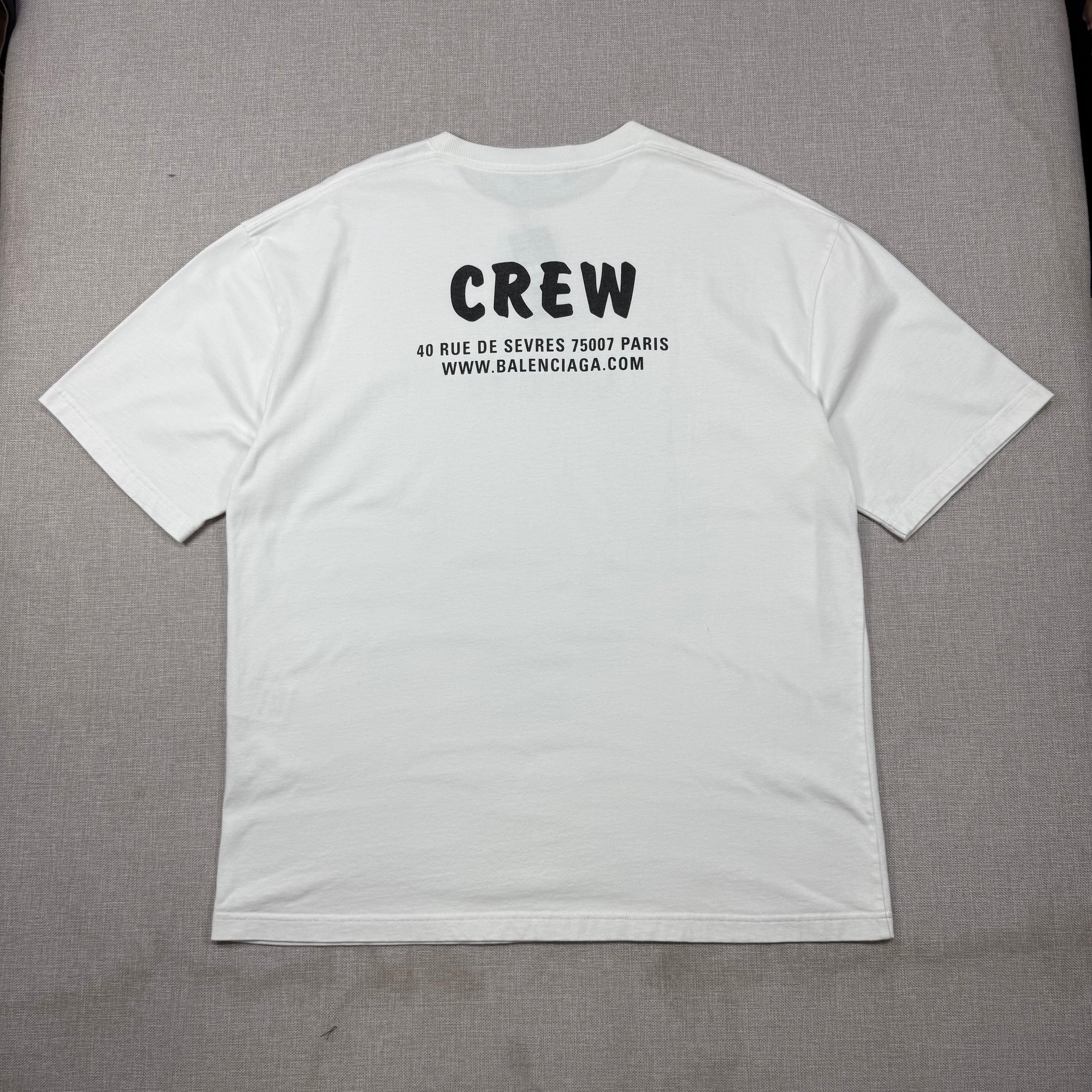 BALENCIAGA CREW PRINT TSHIRT