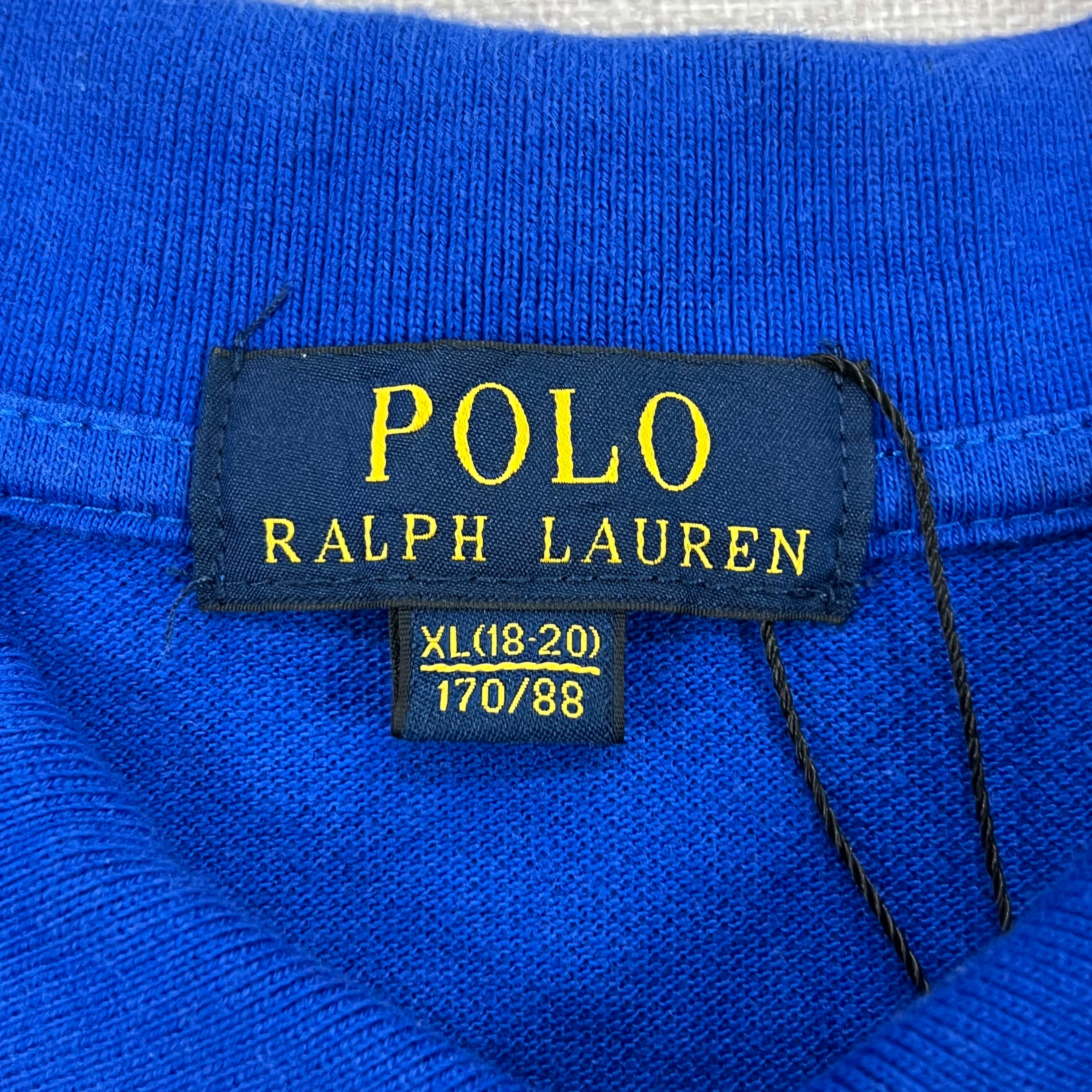 POLO RALPH LAUREN YELLOW EMBROIDERED BIG PONY P/S