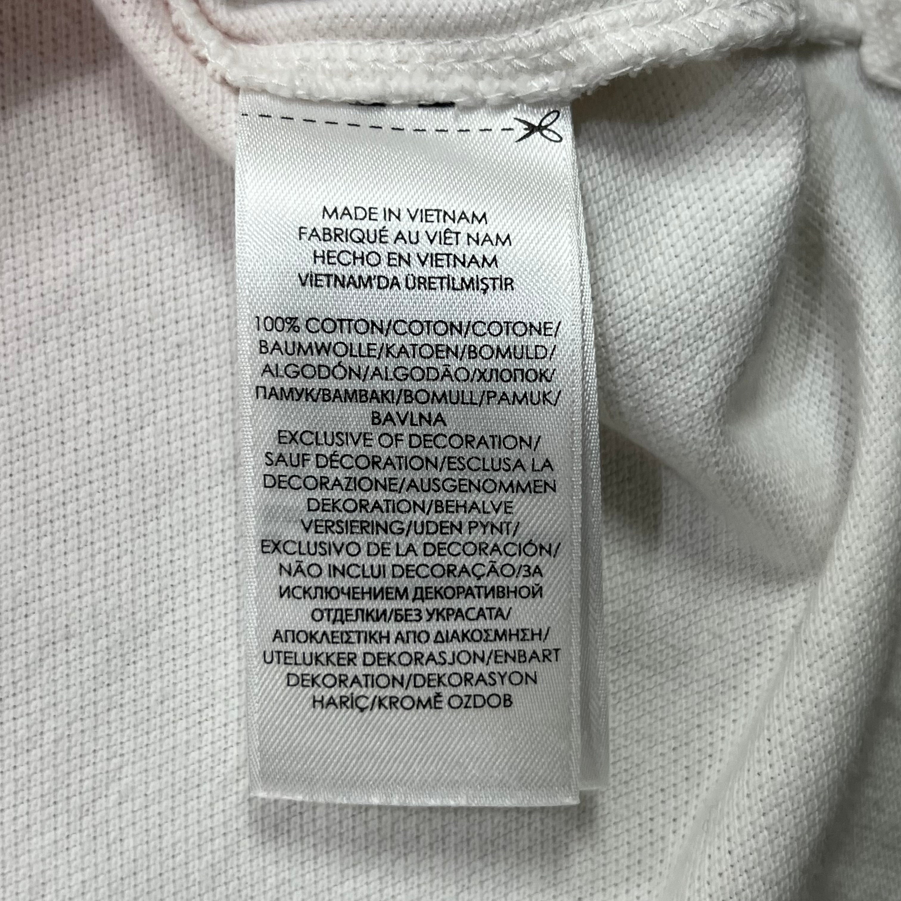 POLO RALPH LAUREN PINK TO WHITE P/S