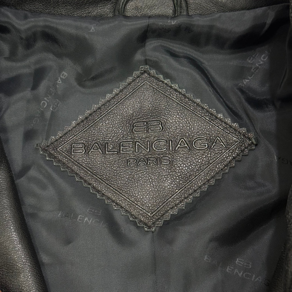BALENCIAGA 1887 NICHOLAS GHESQUIRE LEATHER JACKET