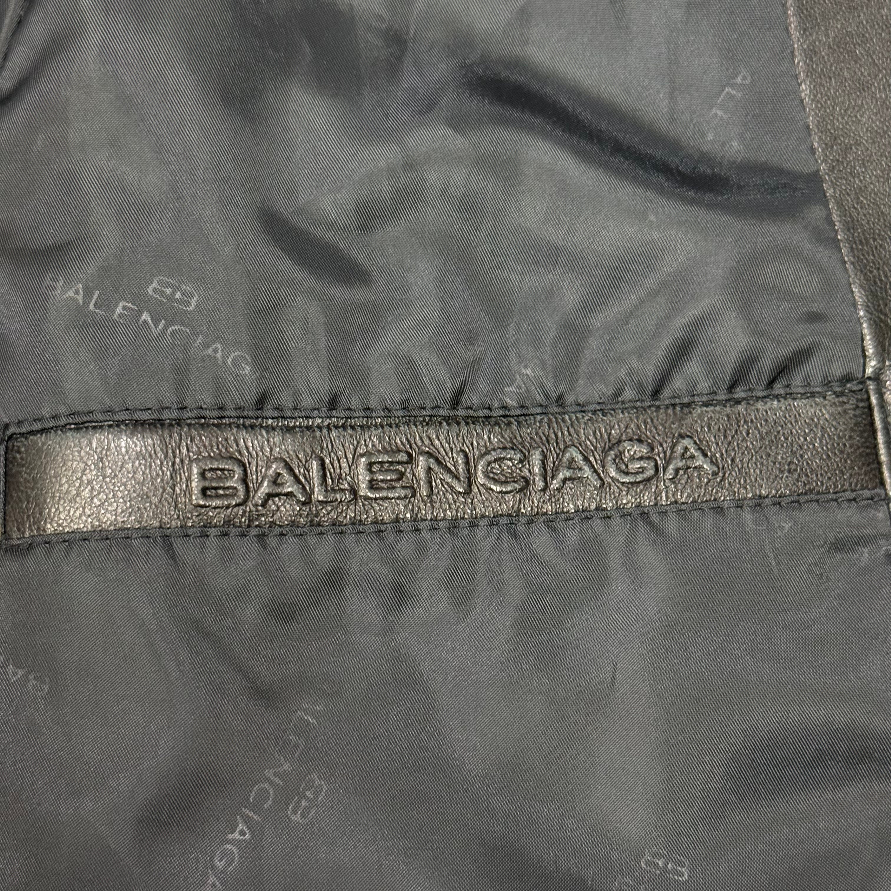 BALENCIAGA 1887 NICHOLAS GHESQUIRE LEATHER JACKET