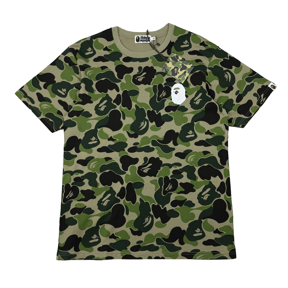 BAPE ABC CAMO APE HEAD ONE POINT TEE