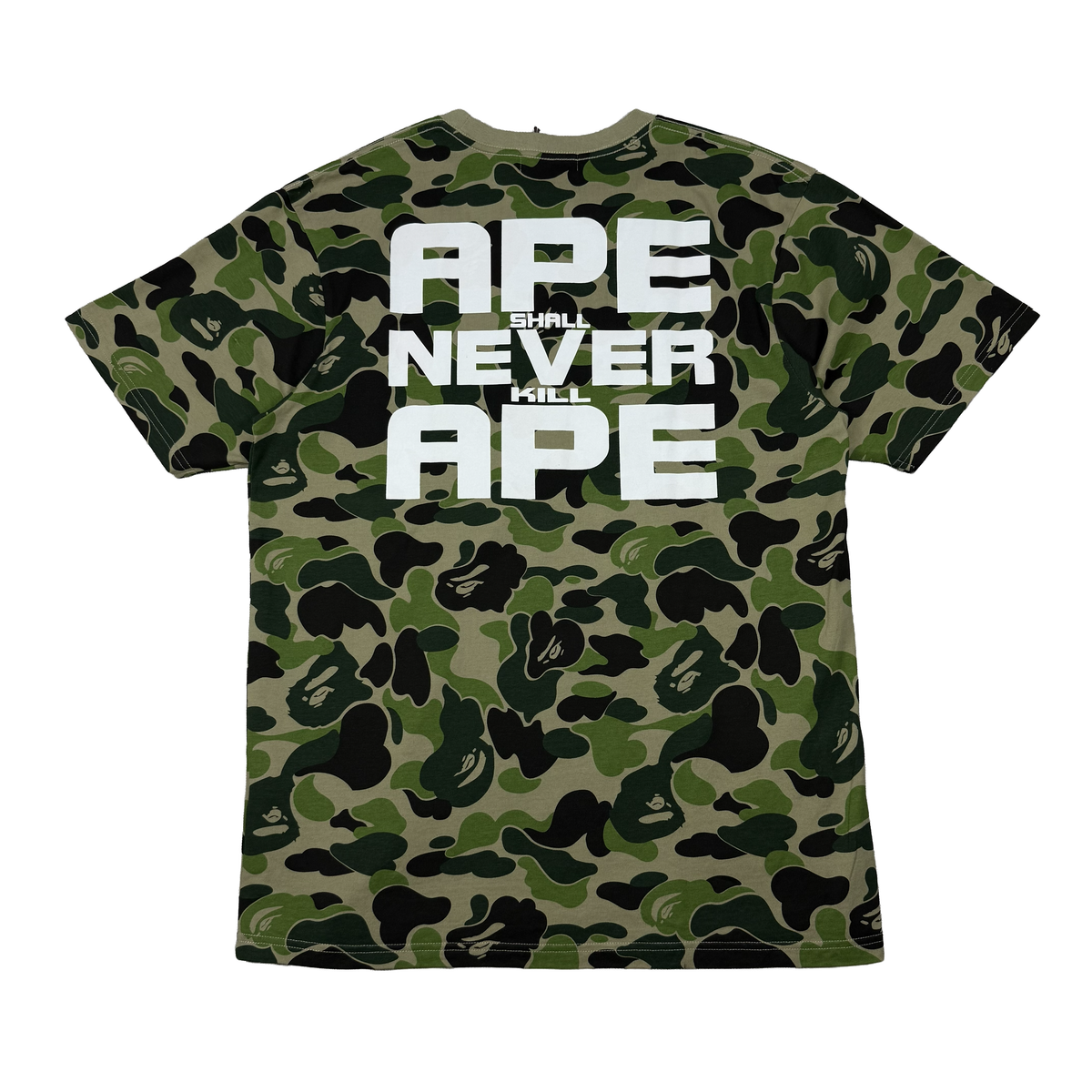 BAPE ABC CAMO APE HEAD ONE POINT TEE