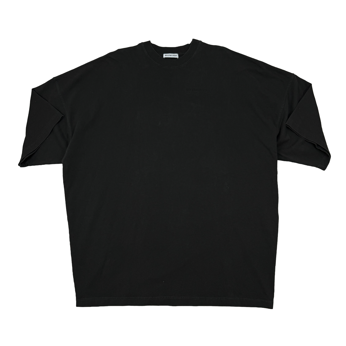 BALENCIAGA OVERSIZED EMBROIDED LOGO WASHED