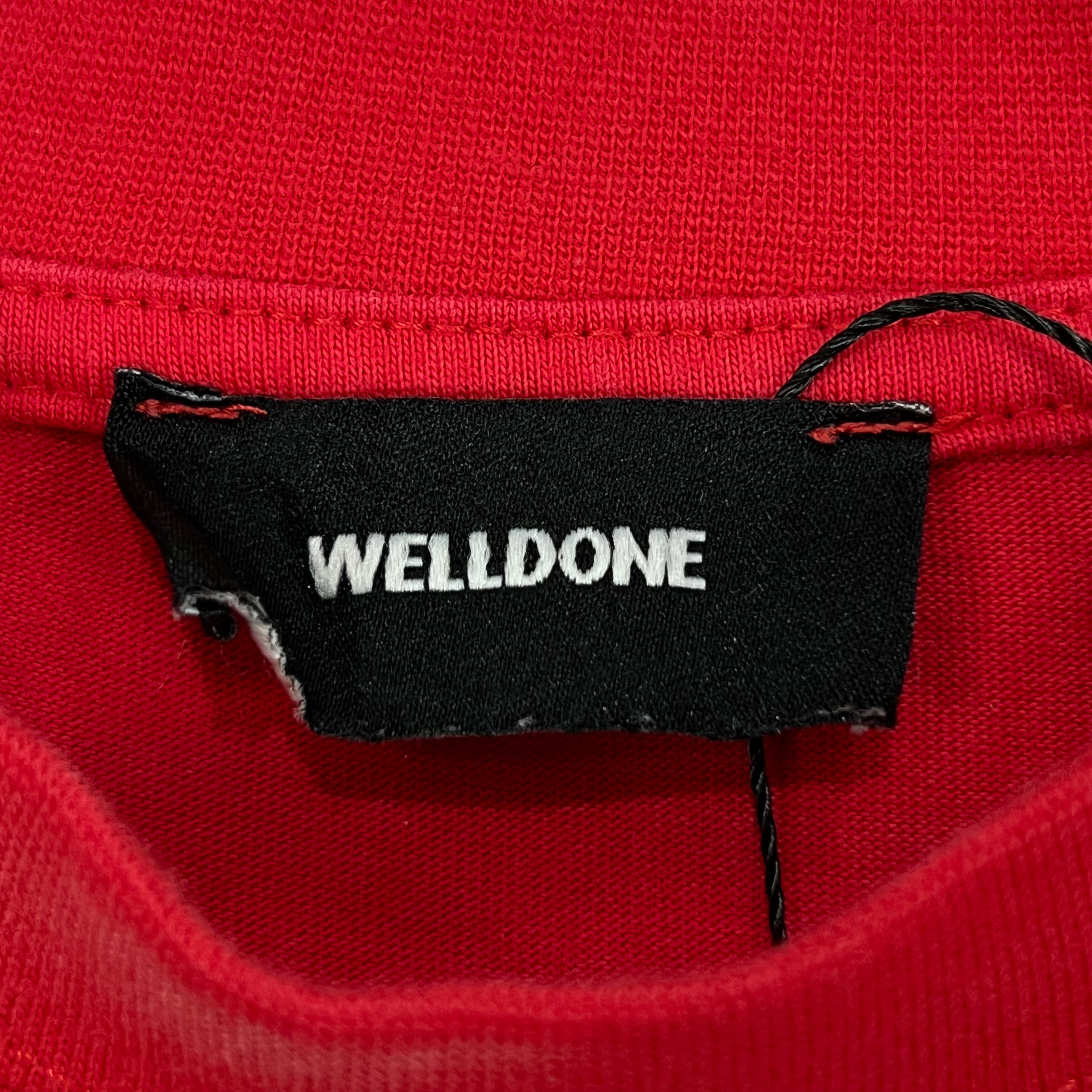 WE11 DONE DISTINCTIVE TEDDY BEAR TEE