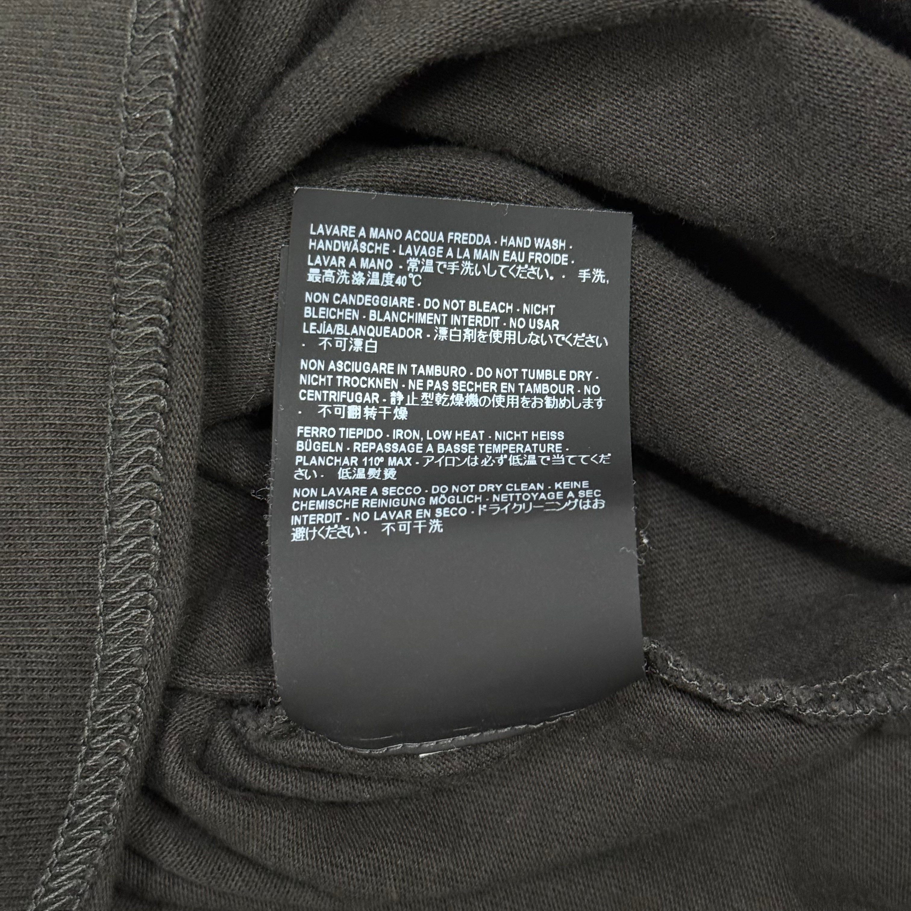 BALENCIAGA OVERSIZED EMBROIDED LOGO WASHED