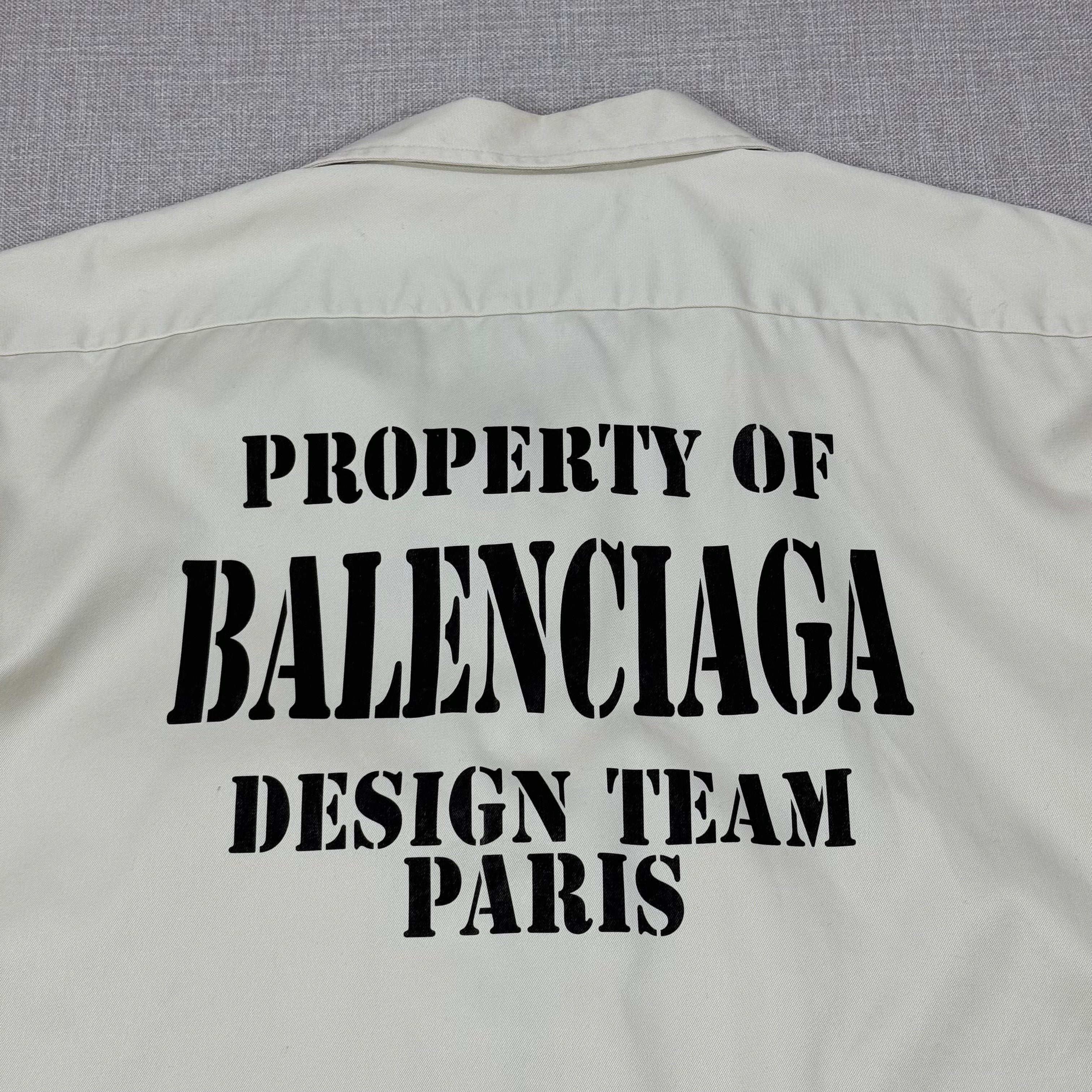BALENCIAGA PROPERTY POCKET SHIRT