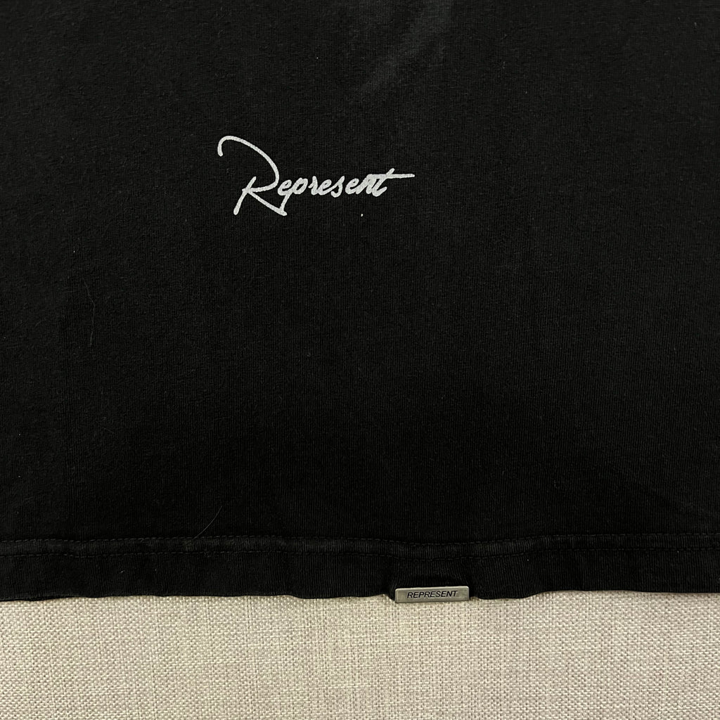 REPRESENT SHARK TEE JET BLACK