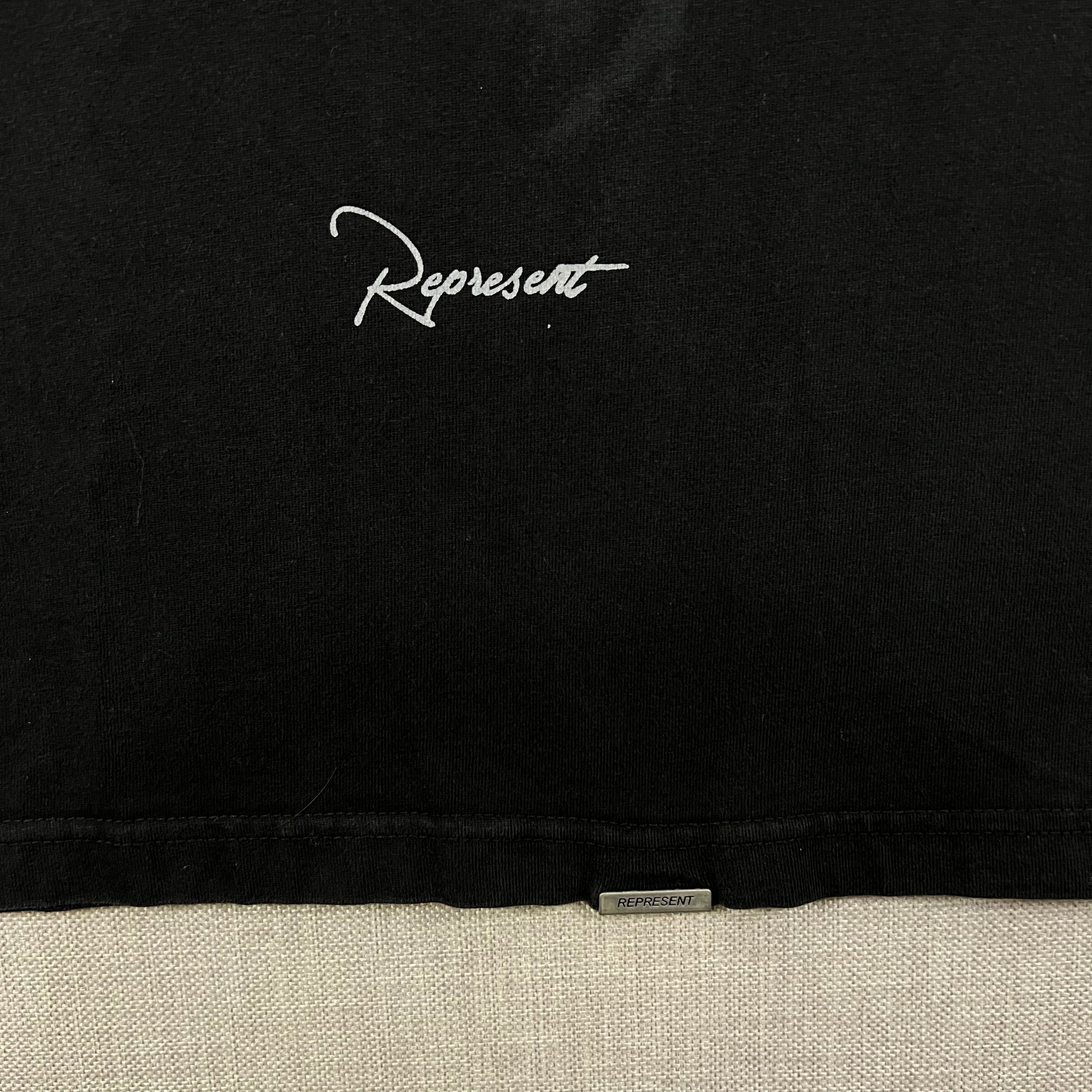 REPRESENT SHARK TEE JET BLACK