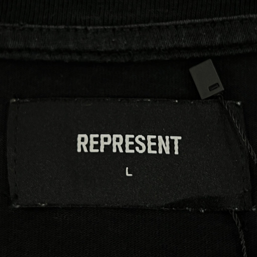 REPRESENT SHARK TEE JET BLACK