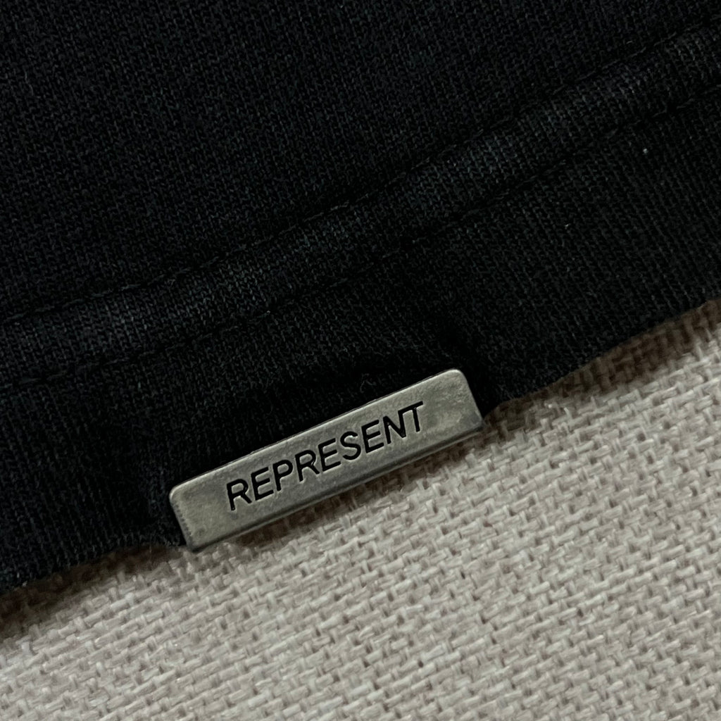 REPRESENT SHARK TEE JET BLACK