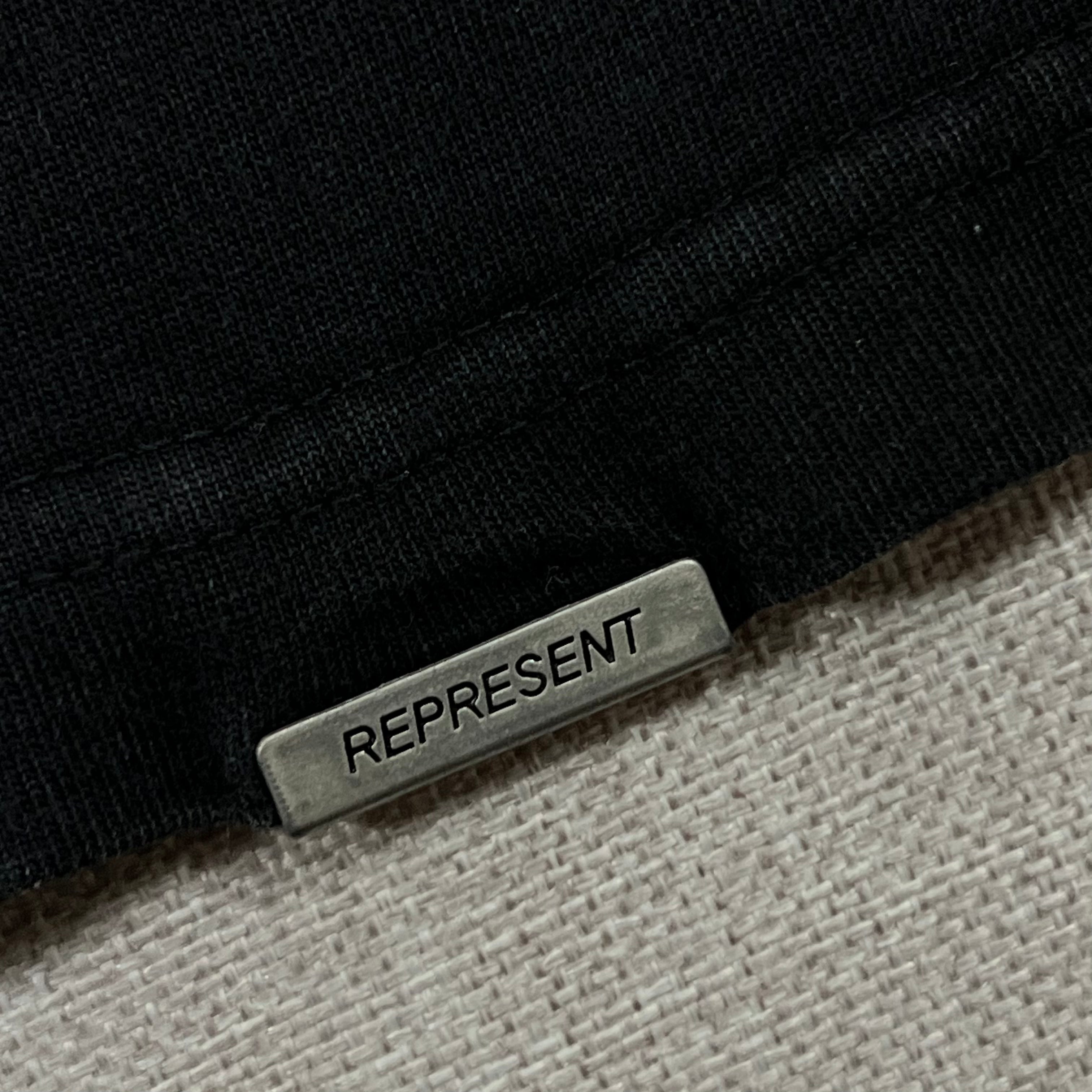 REPRESENT SHARK TEE JET BLACK