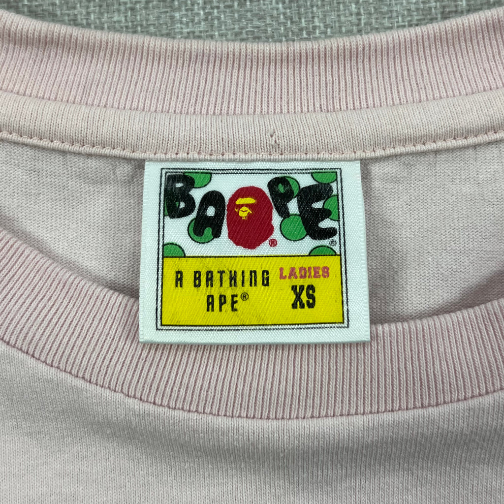 BAPE BICOLOR COLLEGE TEE