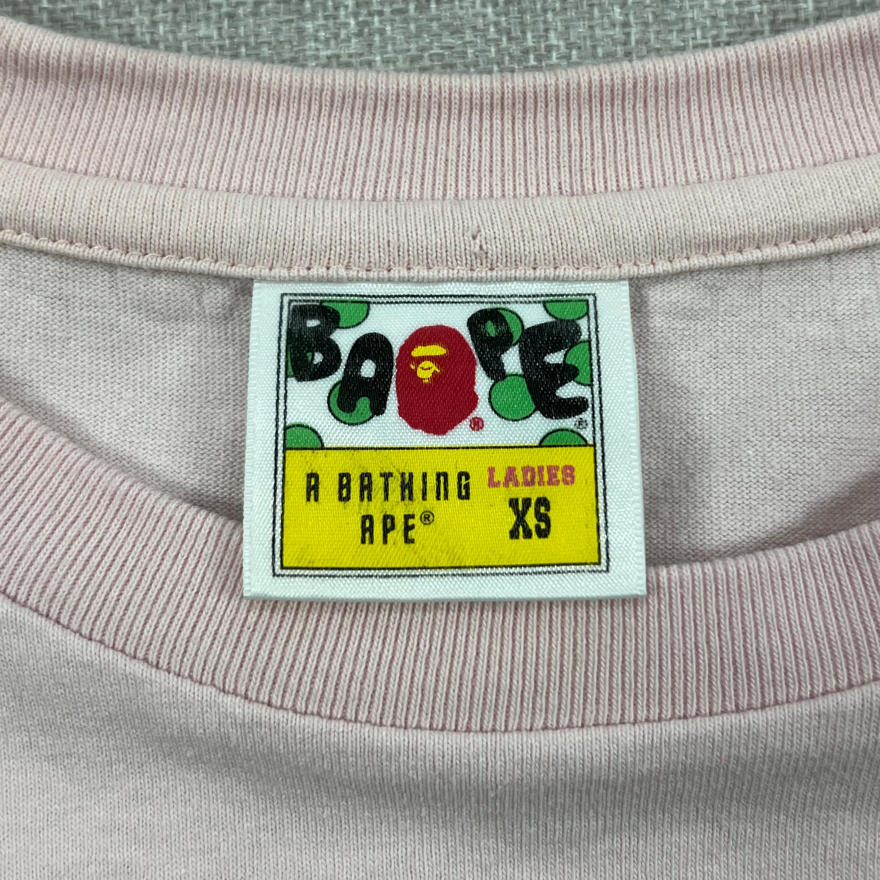 BAPE BICOLOR COLLEGE TEE