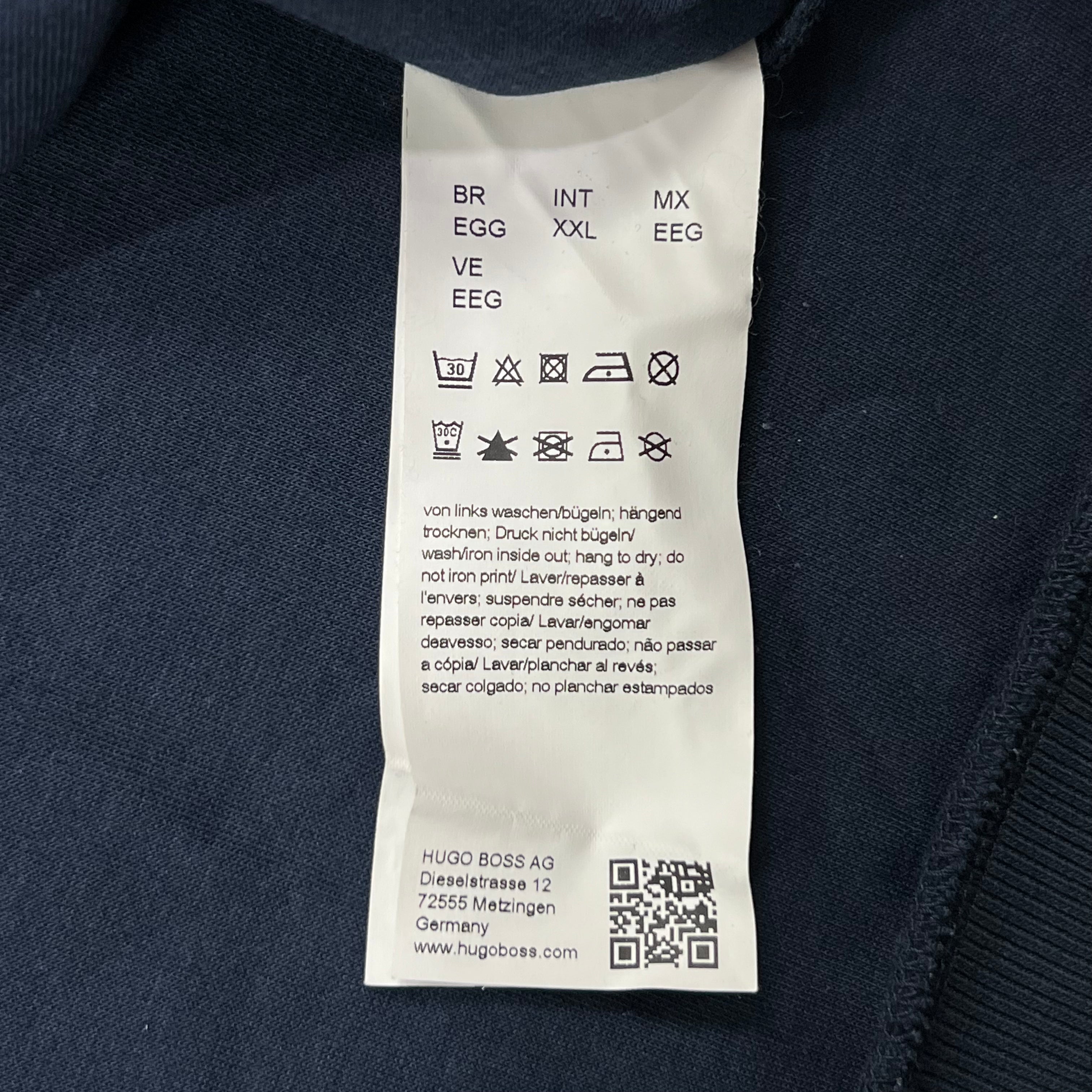 BOSS MENS SALBO CIRCLE CREW SWEATSHIRT