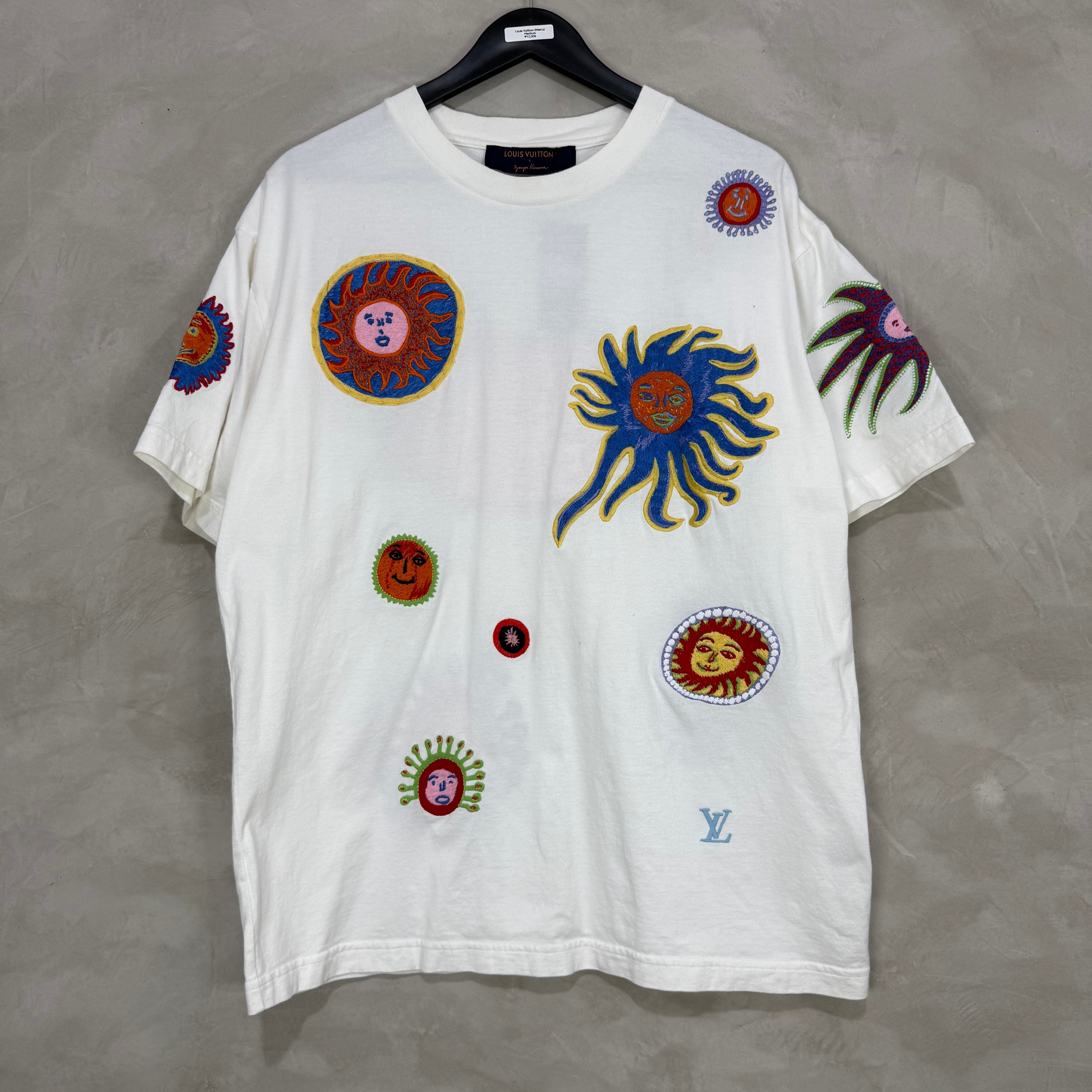 LOUIS VUITTON X YAYOI KUSAMA EMBROIDERED FACES TEE