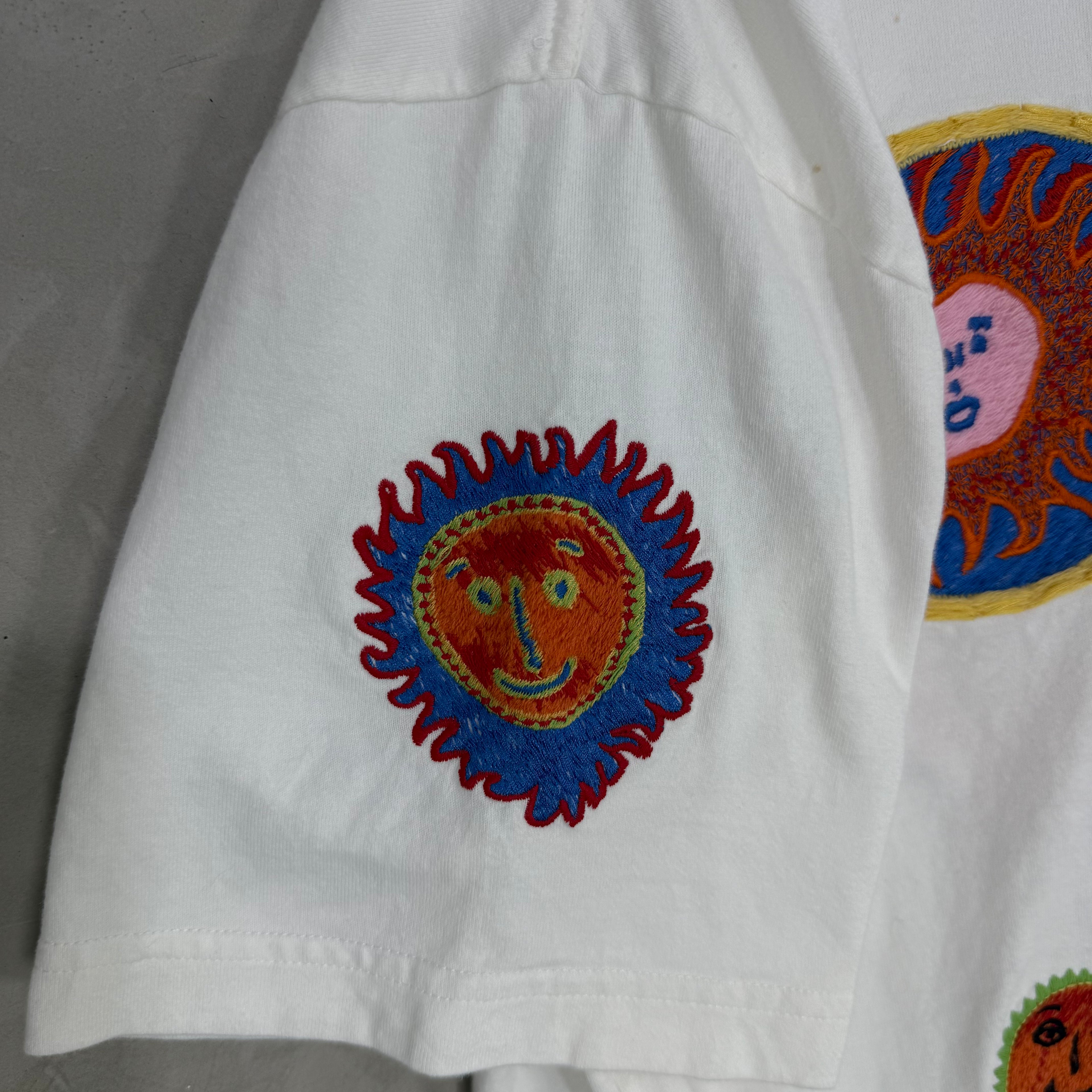 LOUIS VUITTON X YAYOI KUSAMA EMBROIDERED FACES TEE