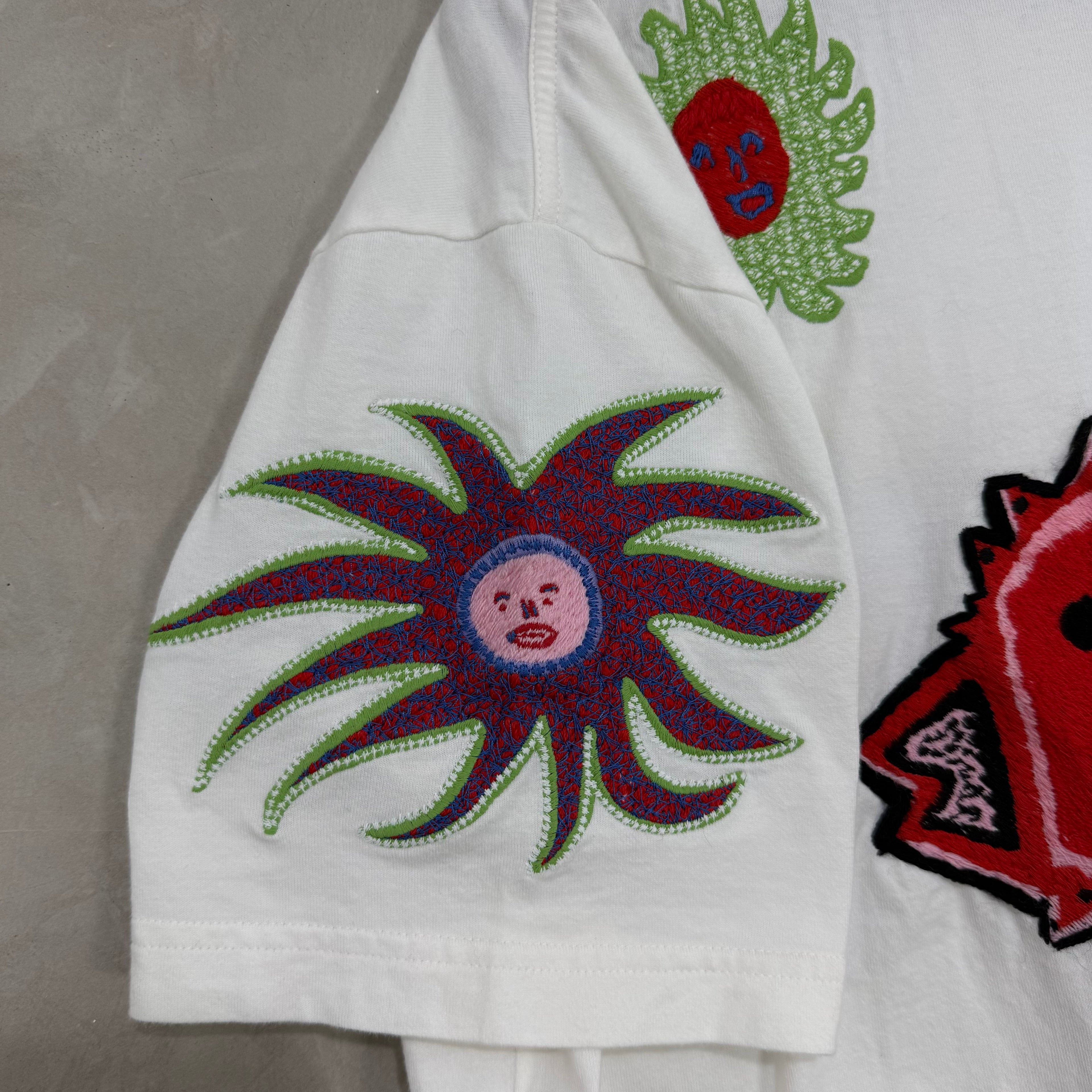LOUIS VUITTON X YAYOI KUSAMA EMBROIDERED FACES TEE