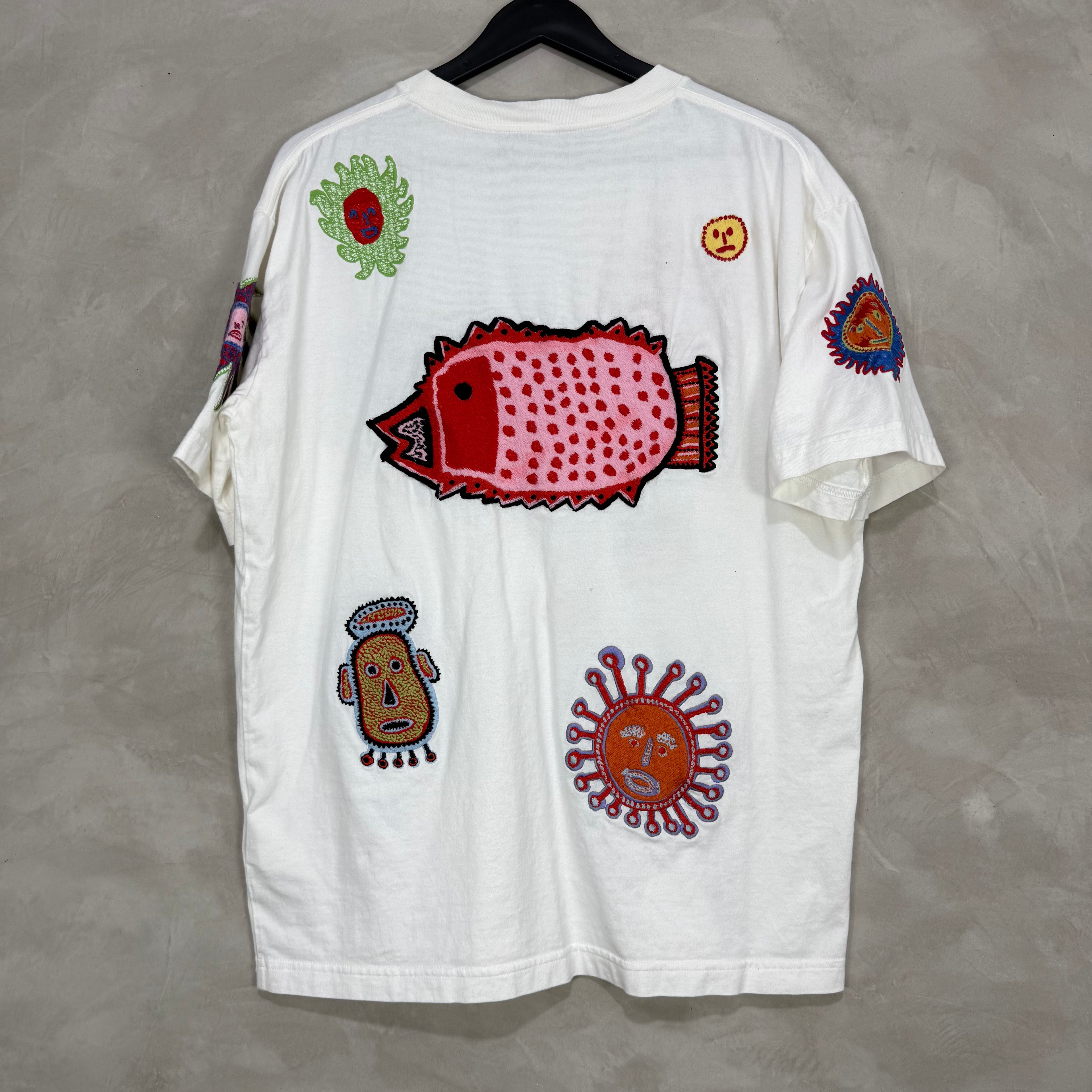 LOUIS VUITTON X YAYOI KUSAMA EMBROIDERED FACES TEE