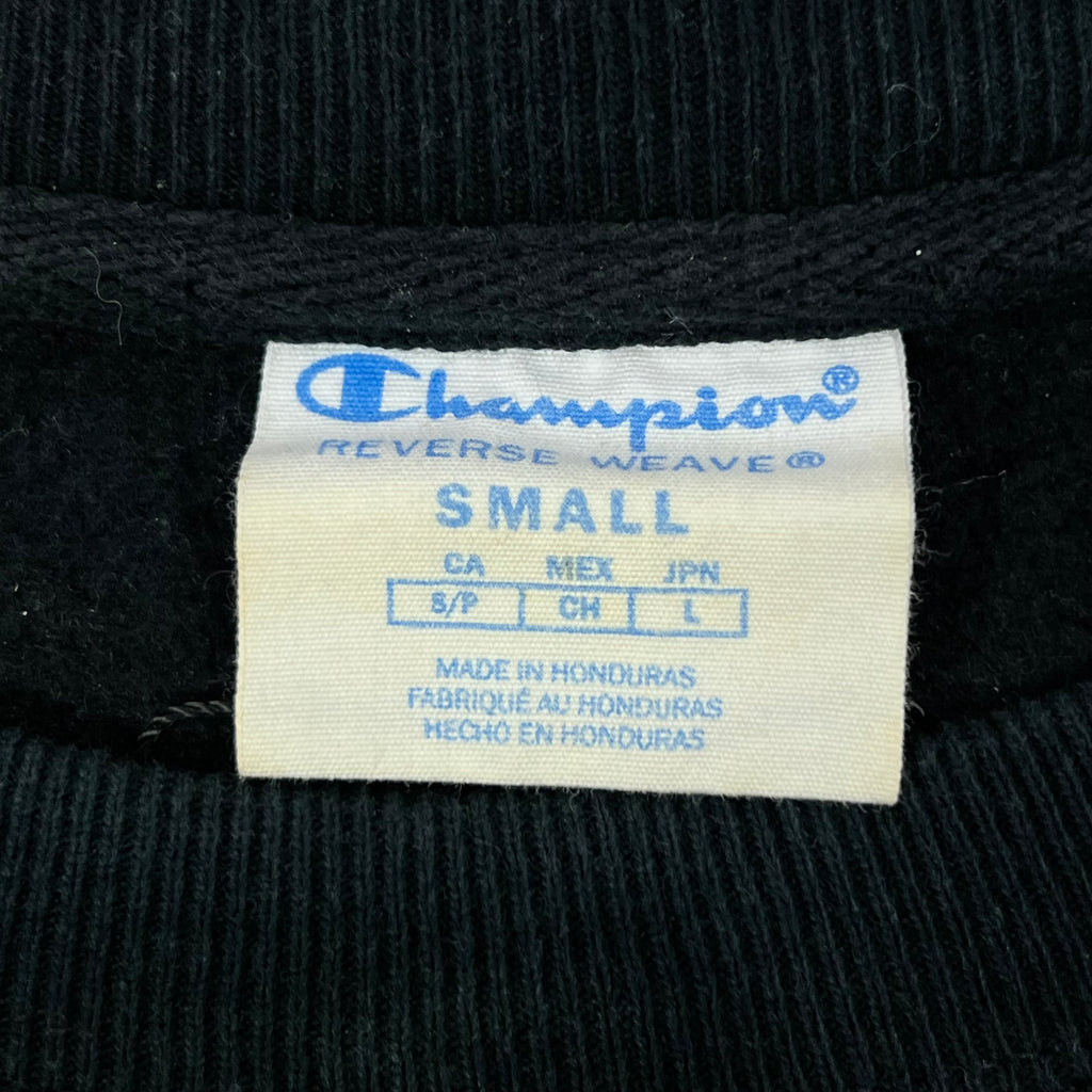 CHAMPION BLACK REVERSE WEAVE SWEATSHIRT