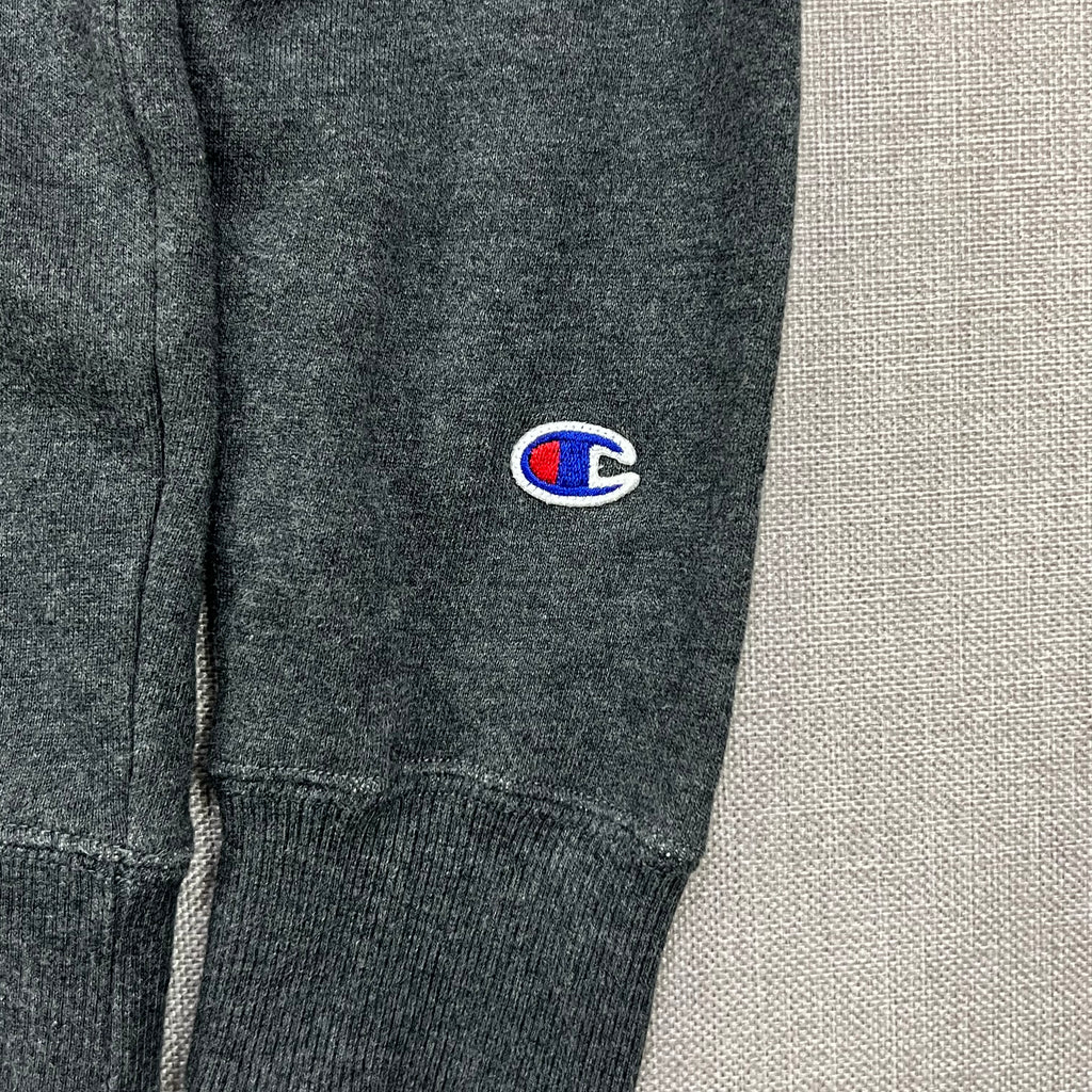 CHAMPION PROMINENT WHITE SCRIPT CREWNECK SWEATSHIRT