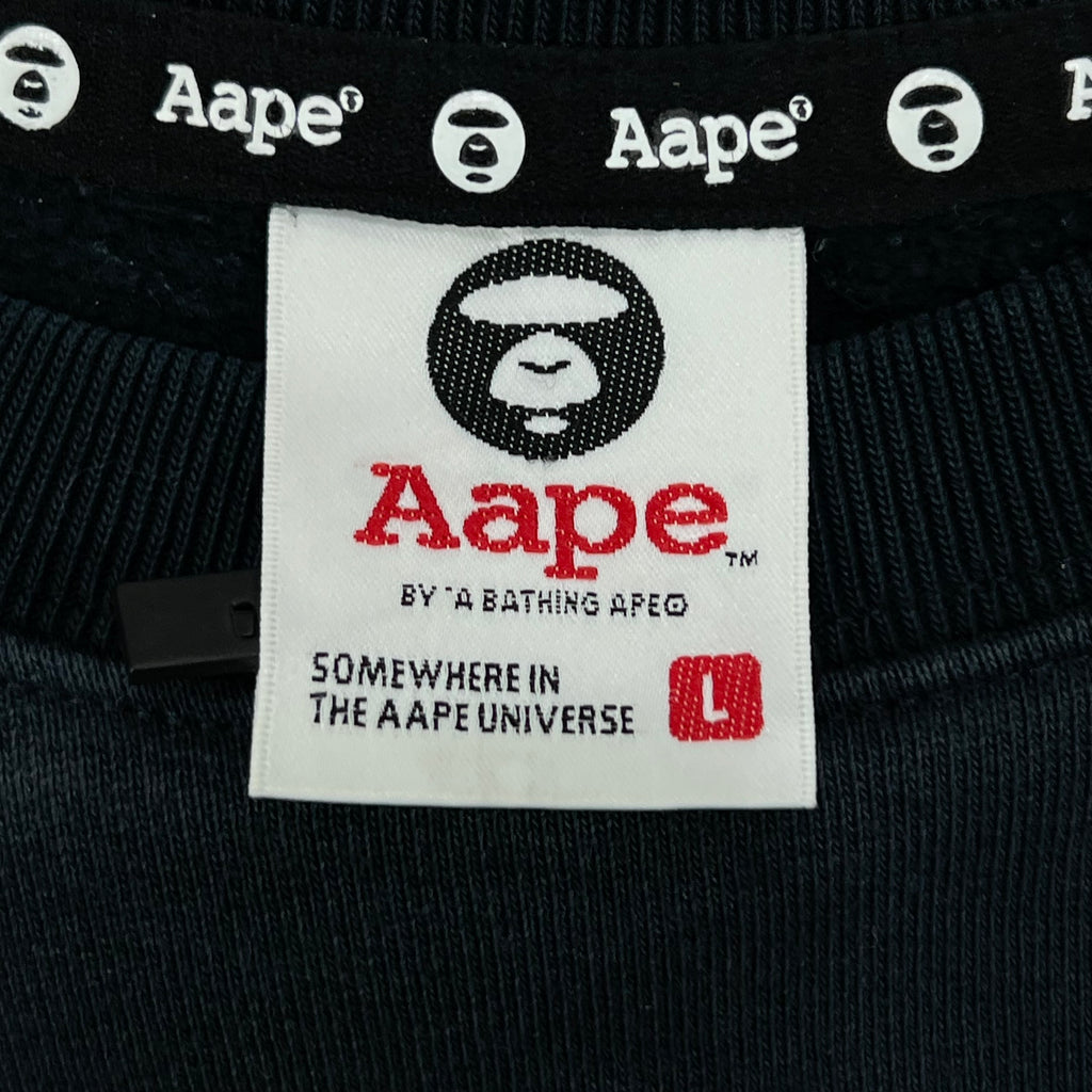 AAPE RED CAMO CREWNECK SWEATSHIRT