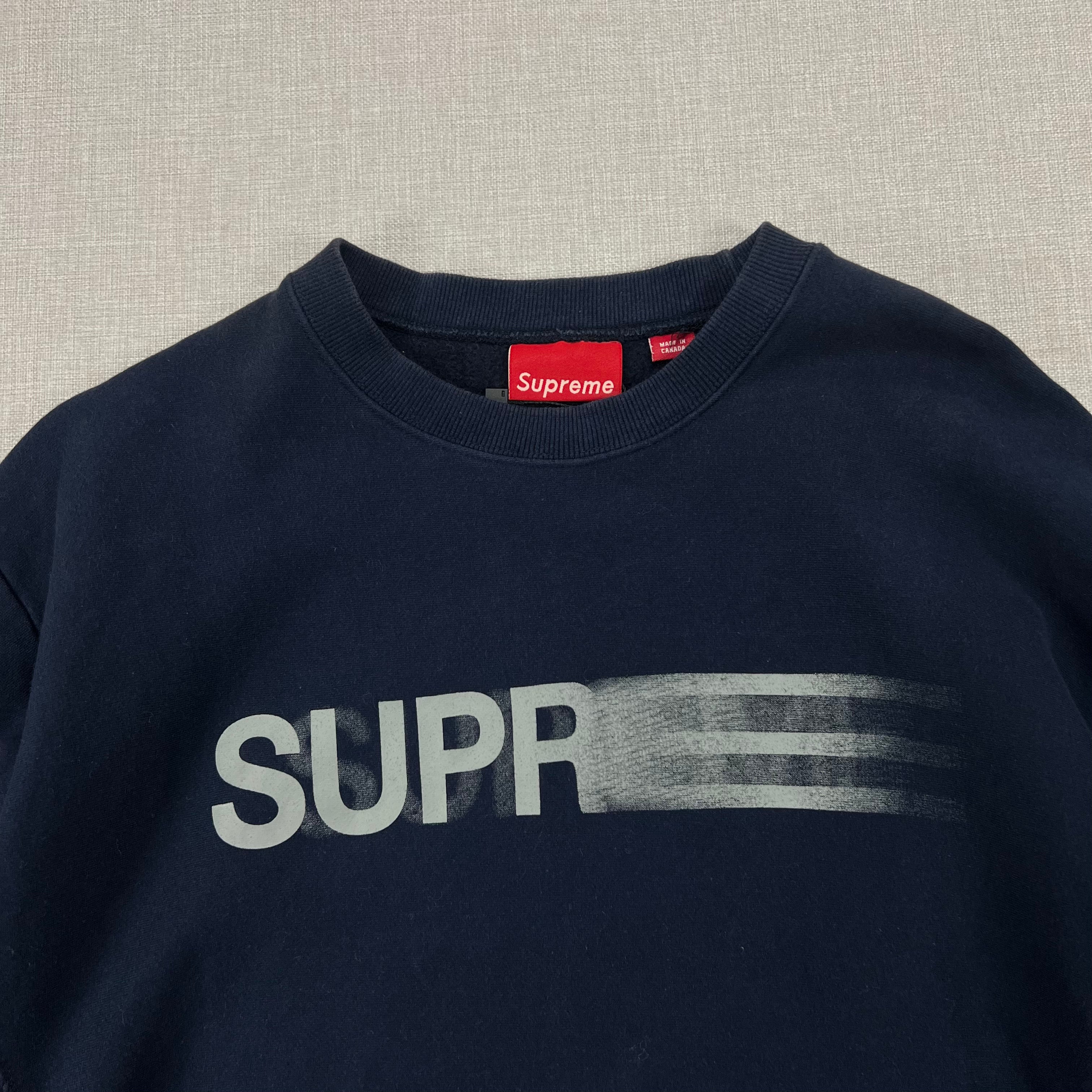 SUPREME MOTION LOGO SWEATSHIRT