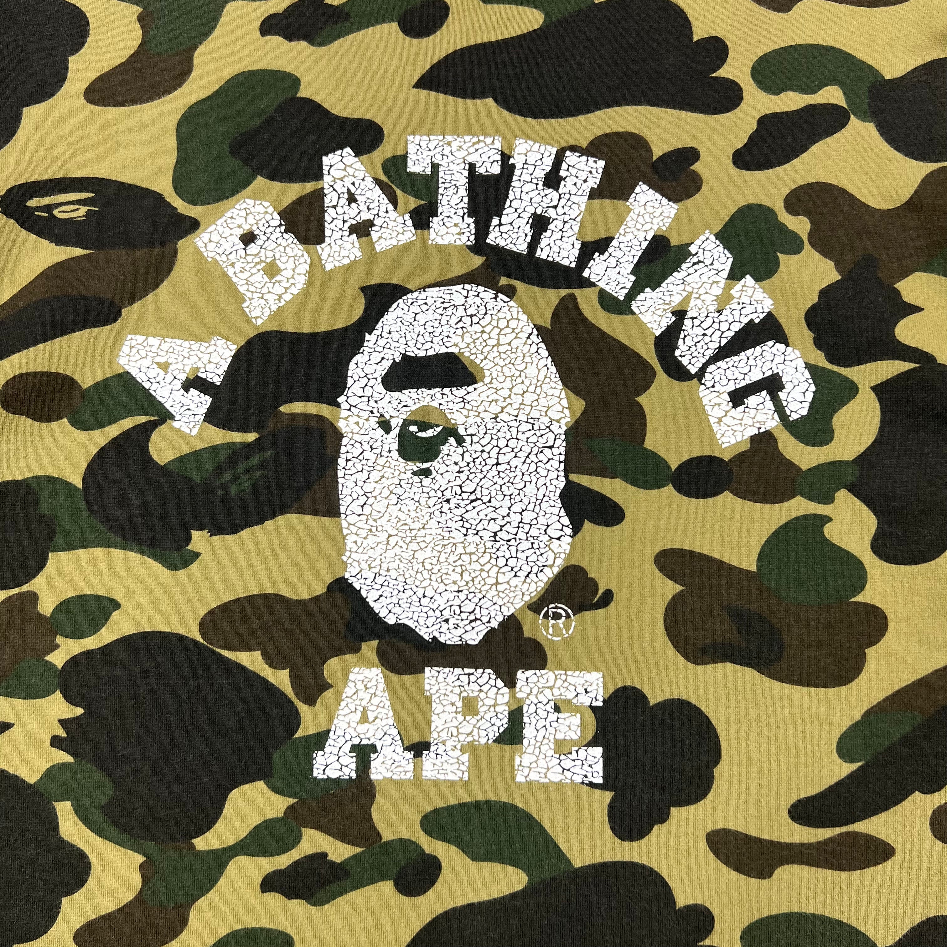 BAPE 1ST CAMO COLLEGE LONG-SLEEVE
