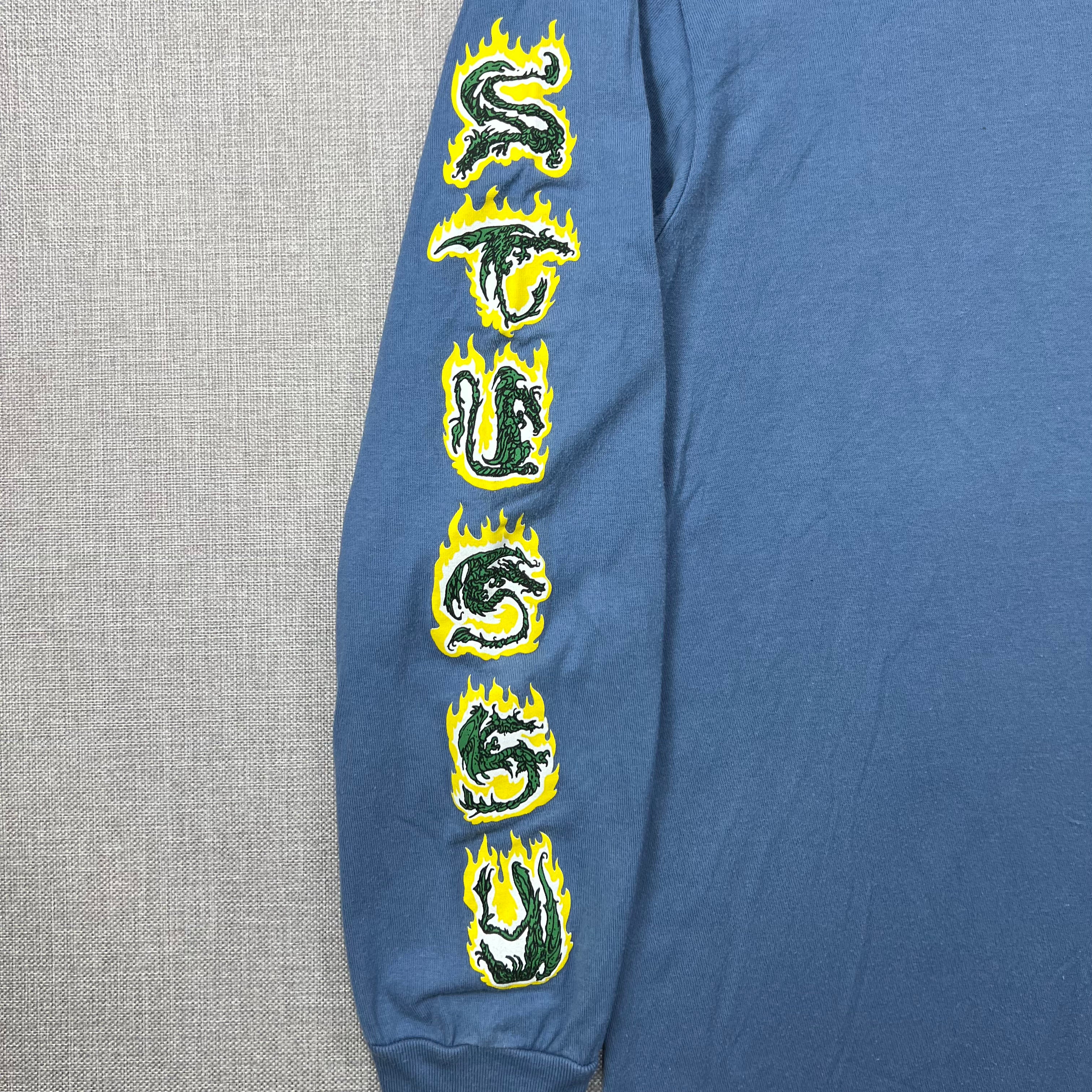 STUSSY YIN-YANG FIRE L/S TEE