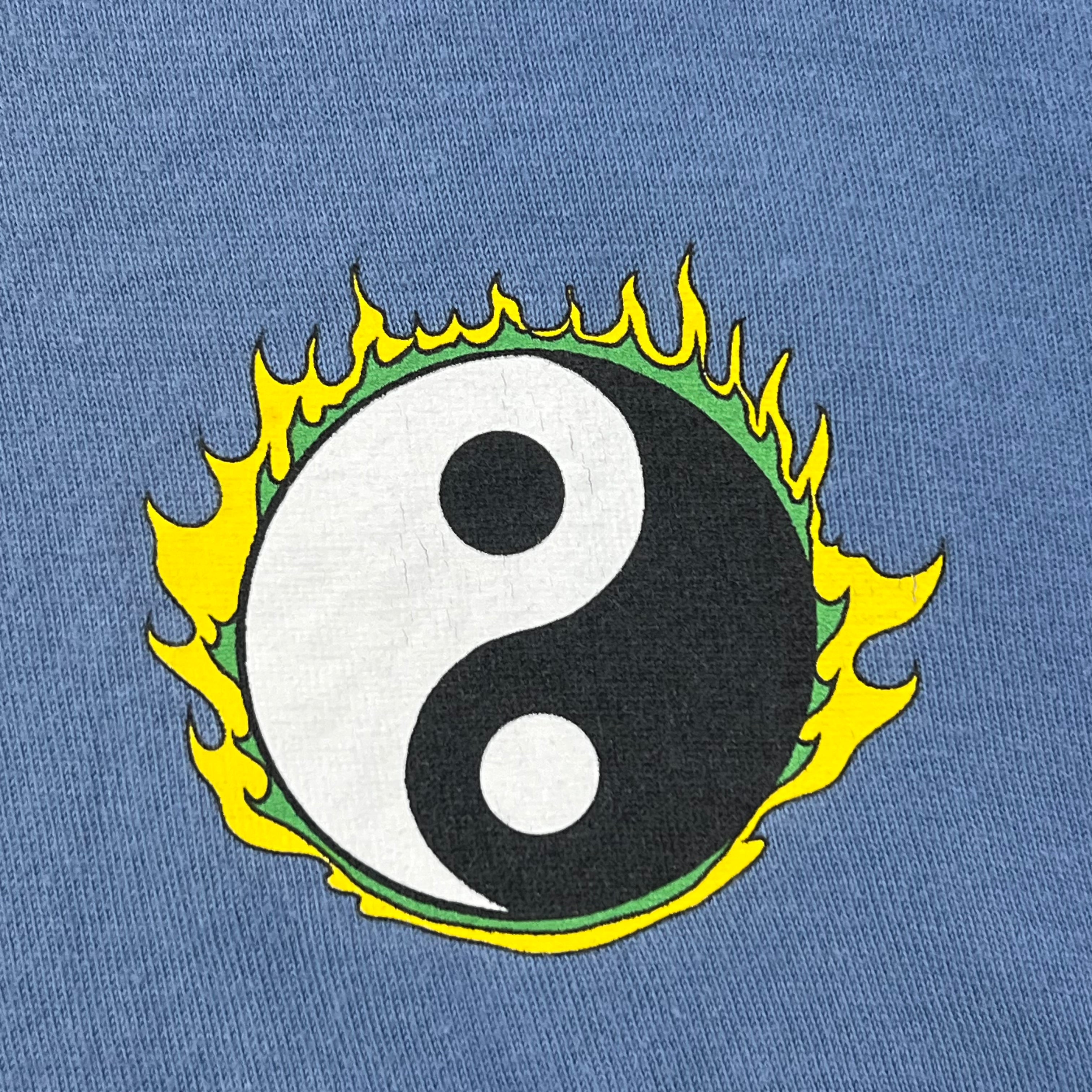 STUSSY YIN-YANG FIRE L/S TEE