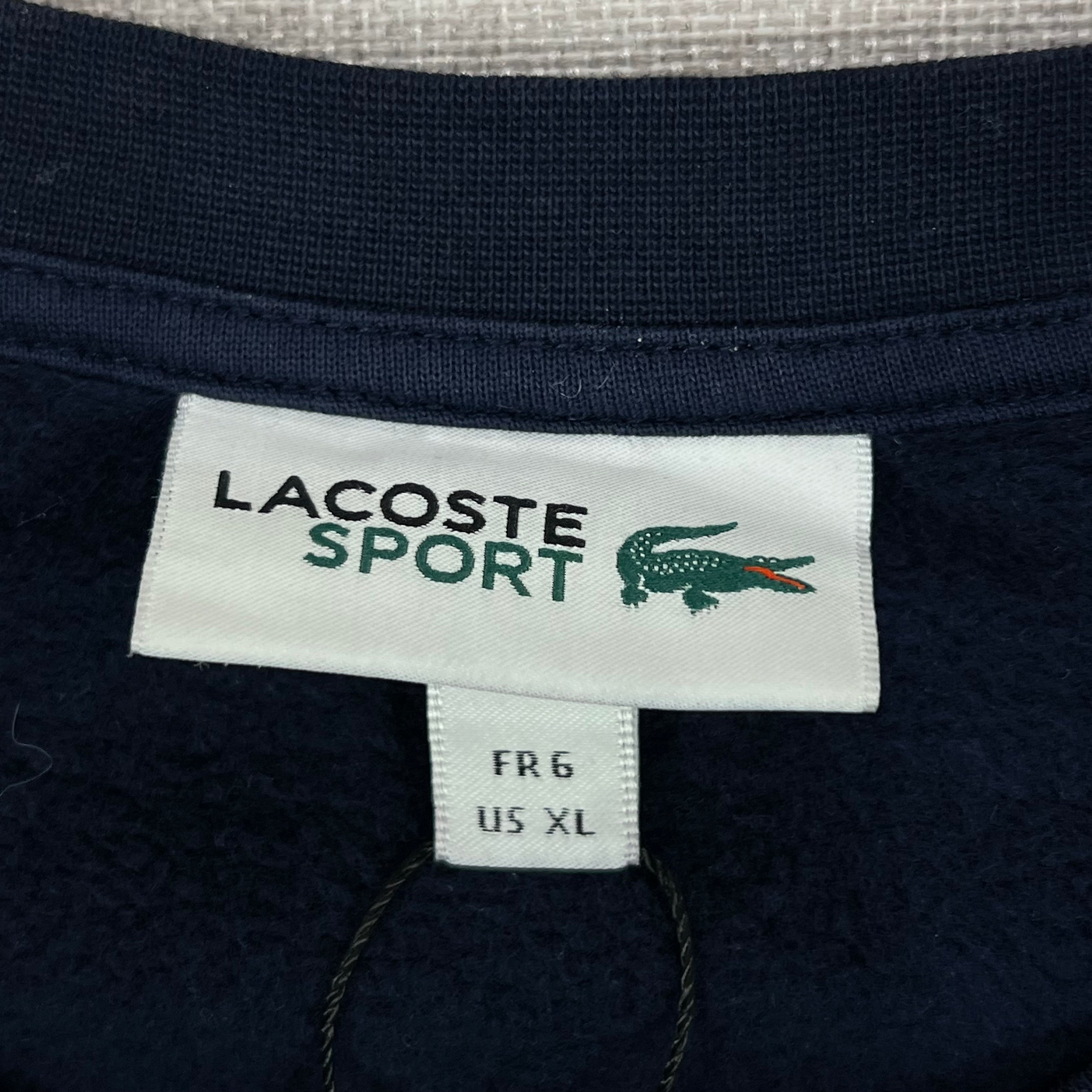 LACOSTE DARK NAVY SWEATSHIRT